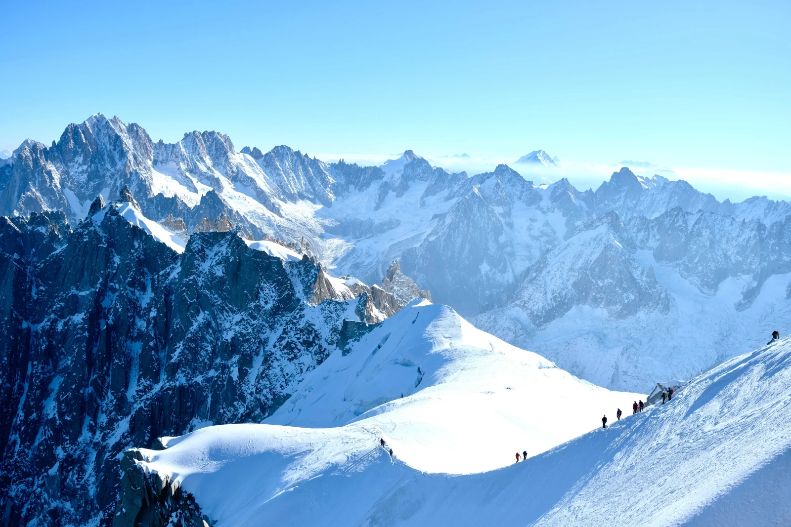 Alpinisme; ascension du mont-blanc