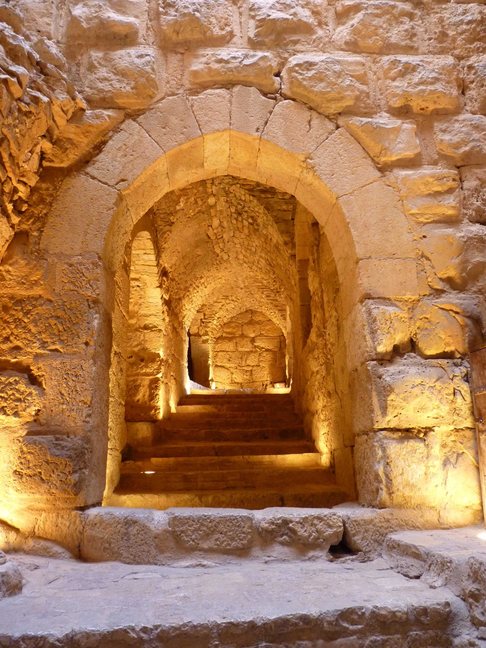 Passage vouté, Ajlun, Jordanie