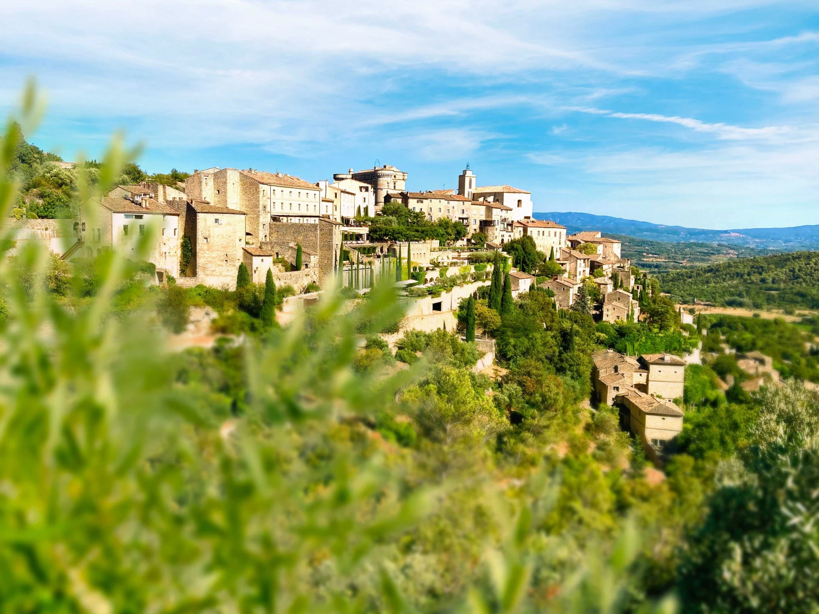 Village perché dans le Luberon