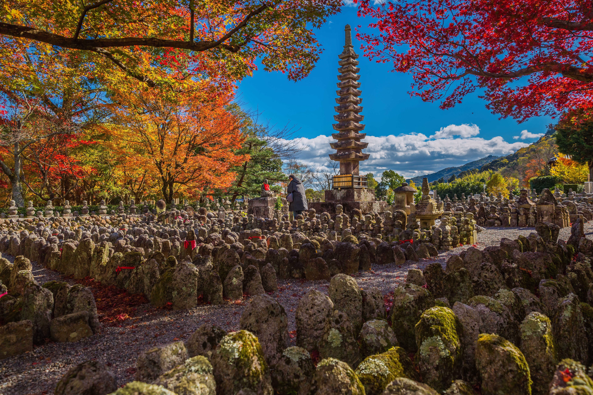 Adashino nenbutsuji, aux milles statues anciennes de Bouddha et de ses disciples