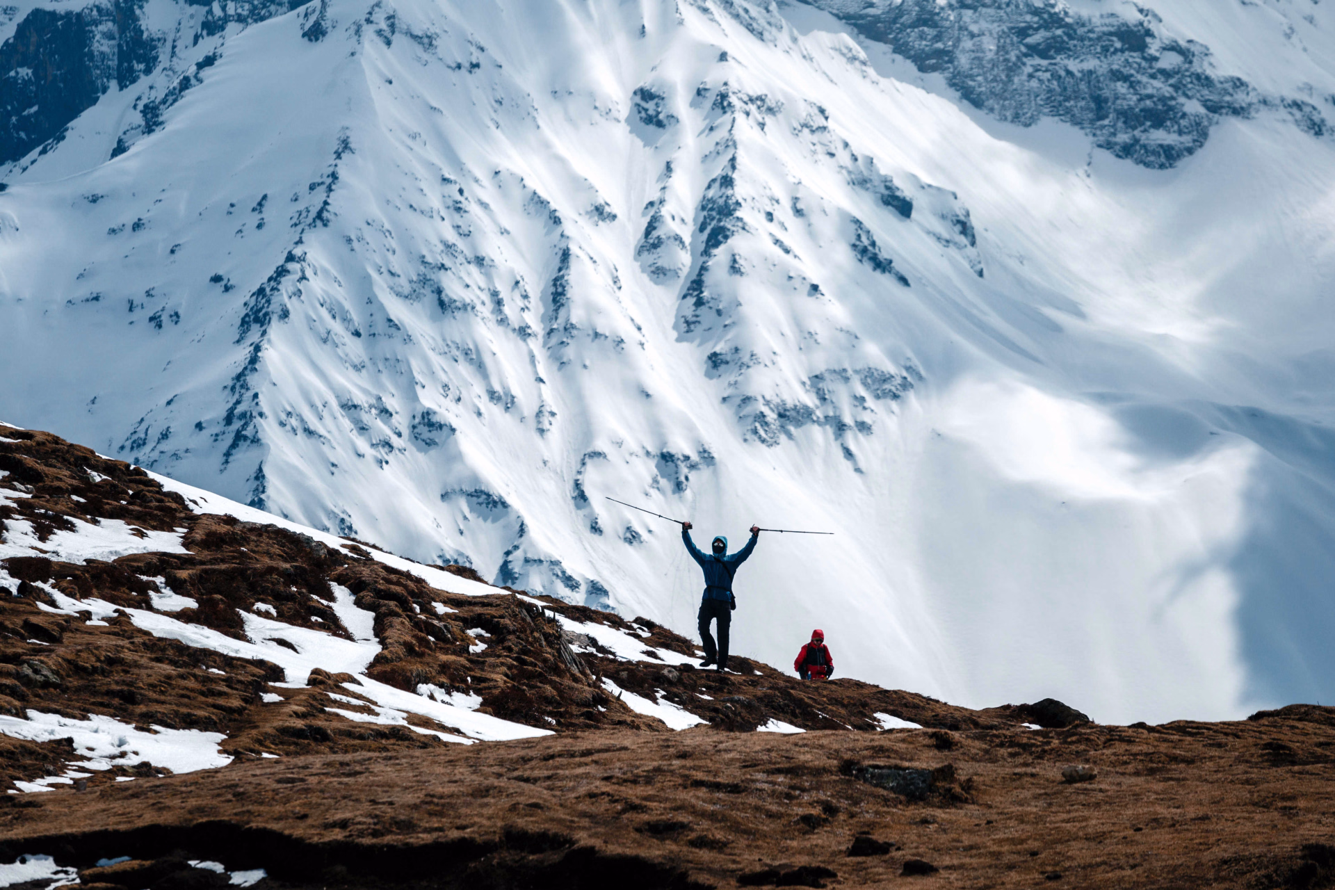 Arrivée au lac Tilicho