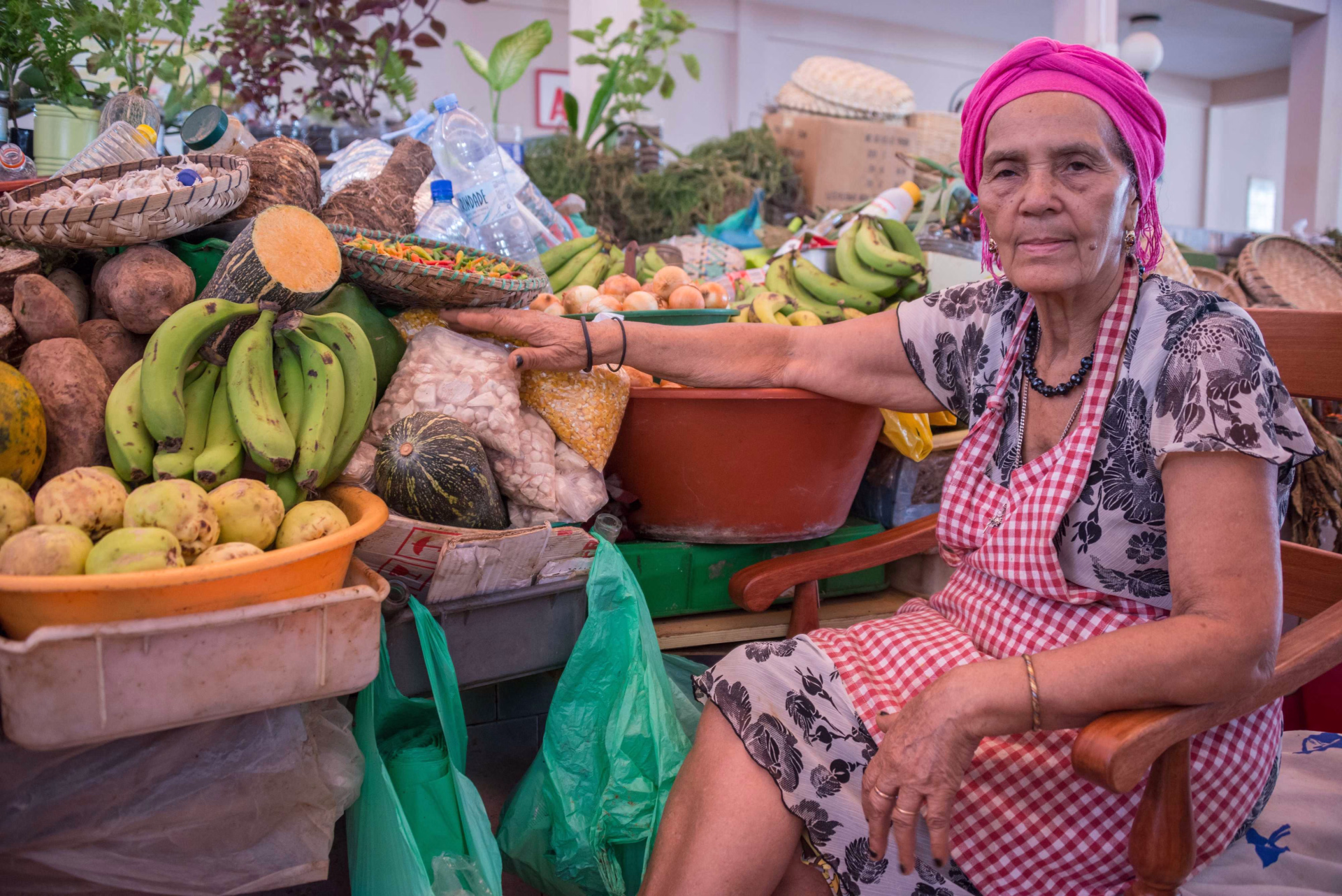 Au marché de Sao Vicente