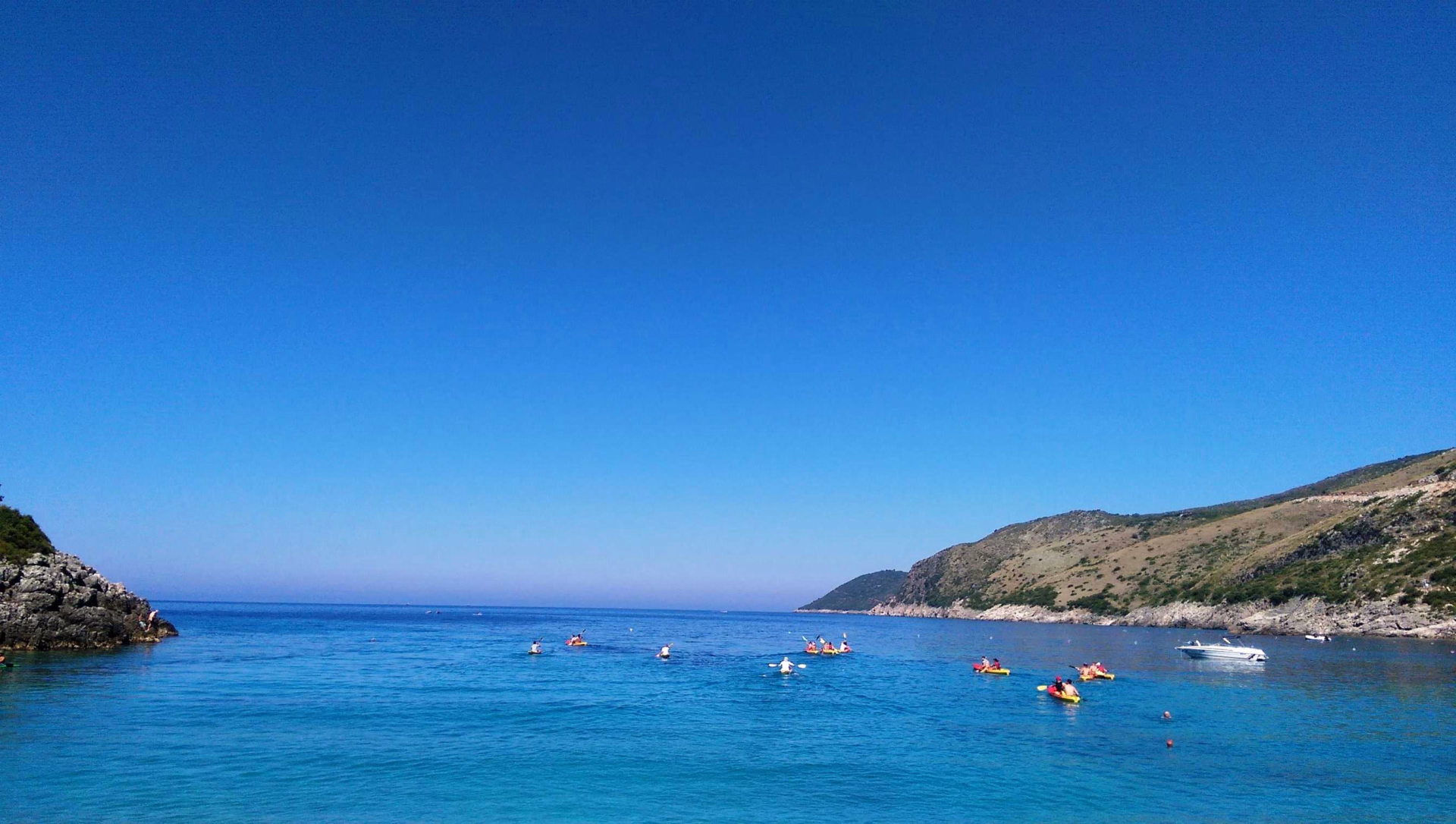 Balade en kayak en Albanie