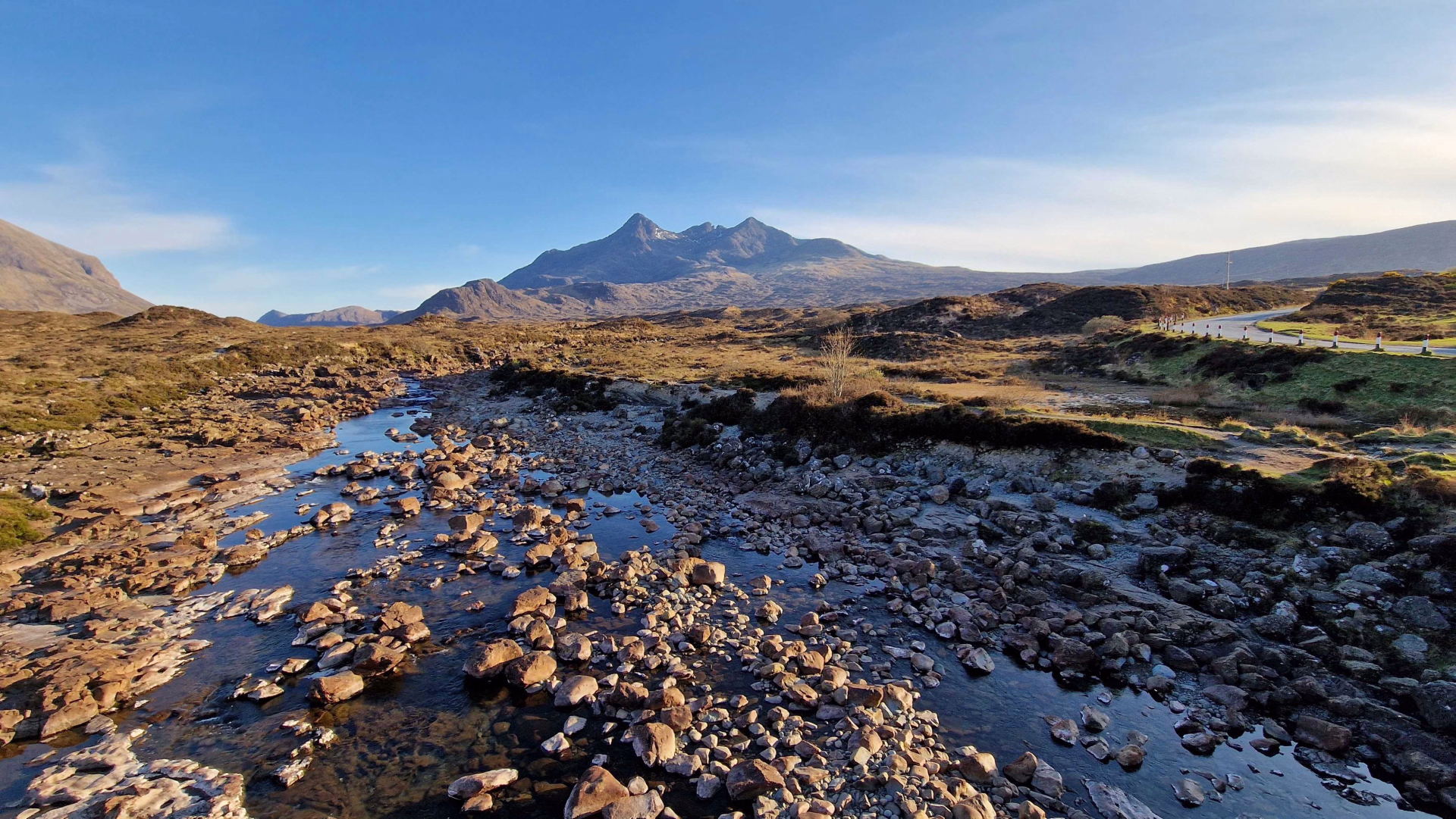 Black cuillins en Ecosse