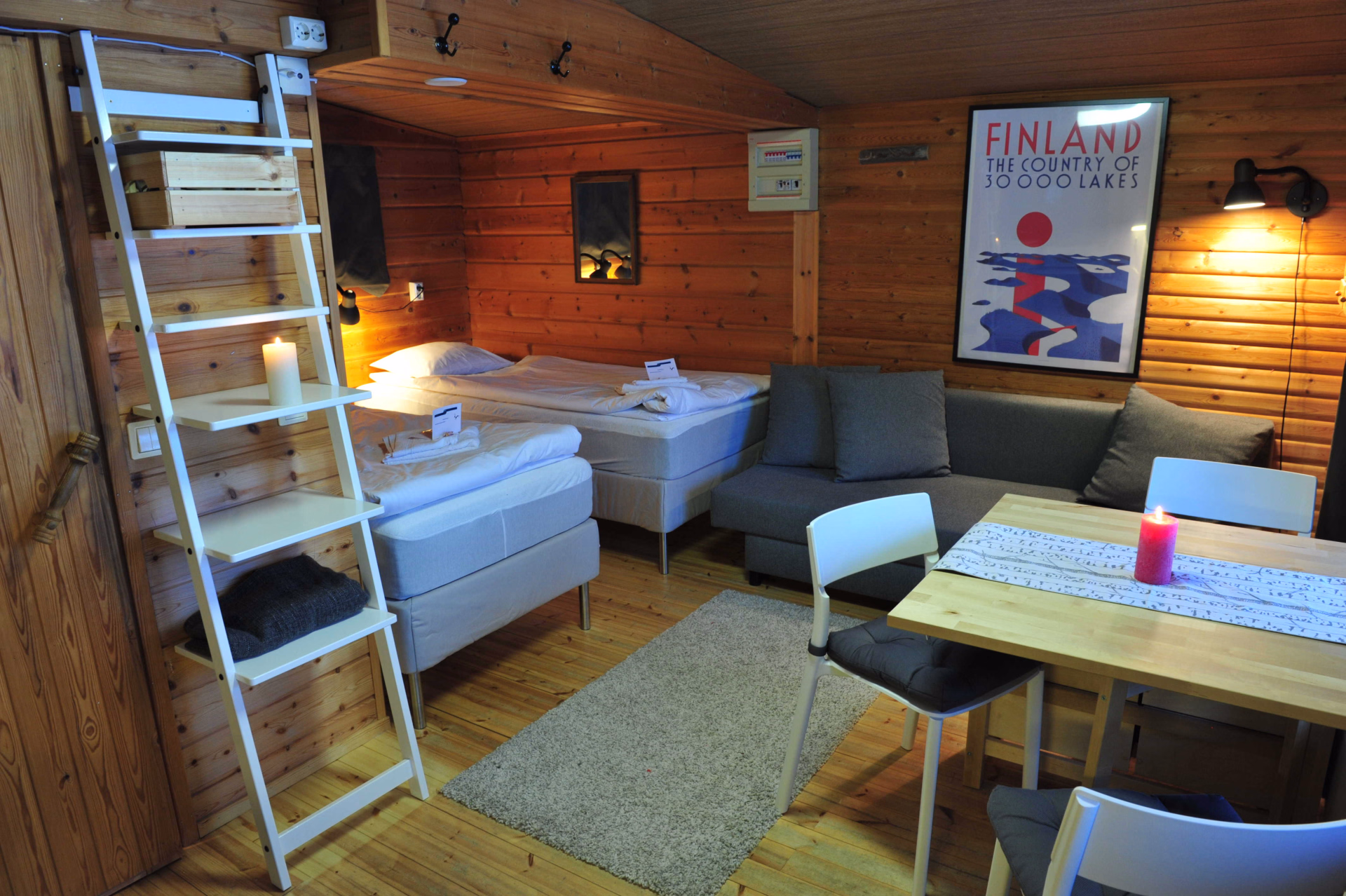 Chalet du parc national de Hossa, Finlande