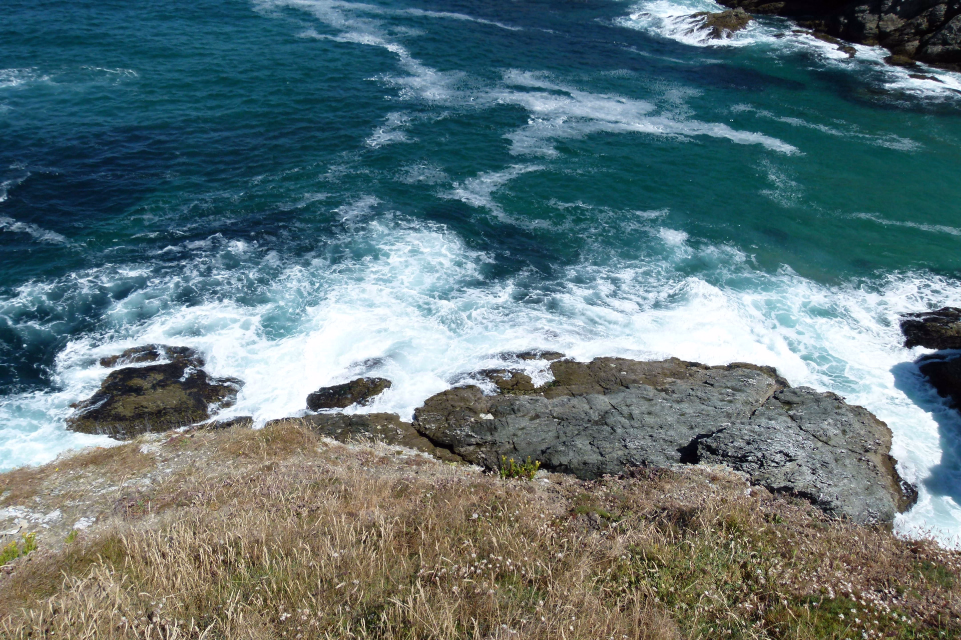côte de belle île vue de haut