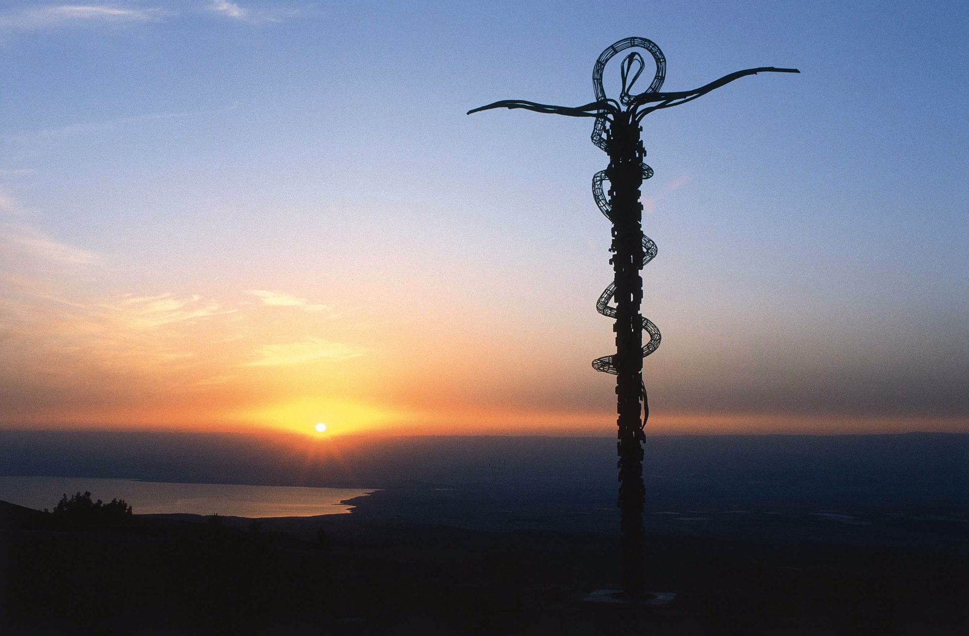 Coucher de soleil au mont Nébo