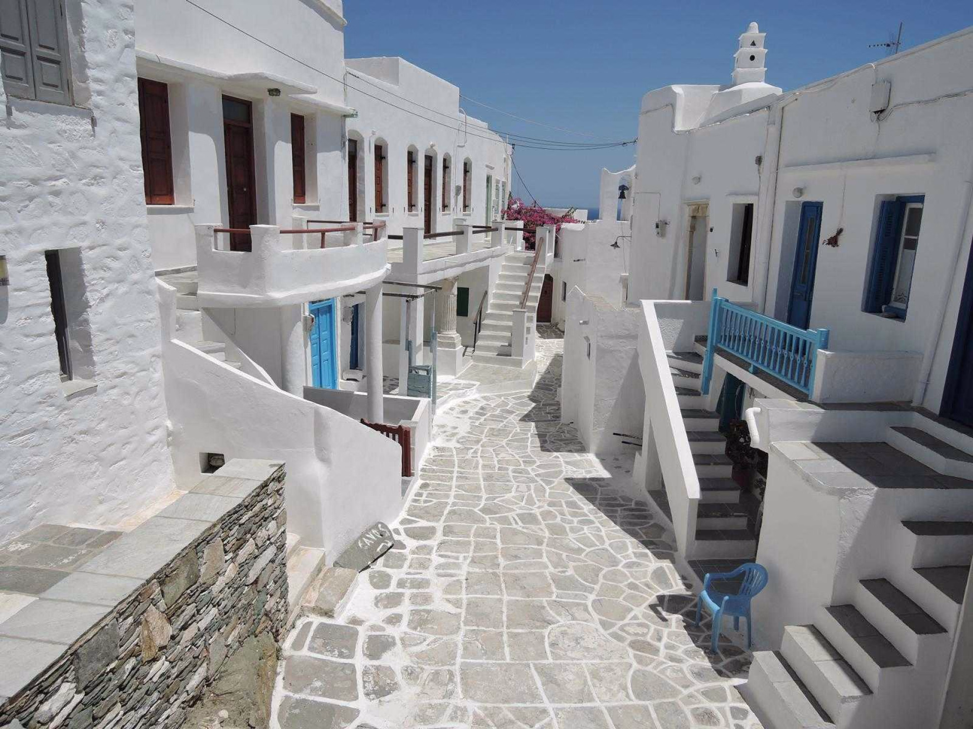 cyclades, sifnos, village de kastro