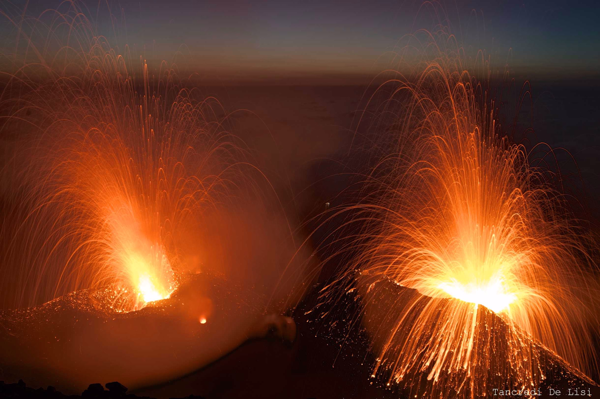 Éruption Stromboli