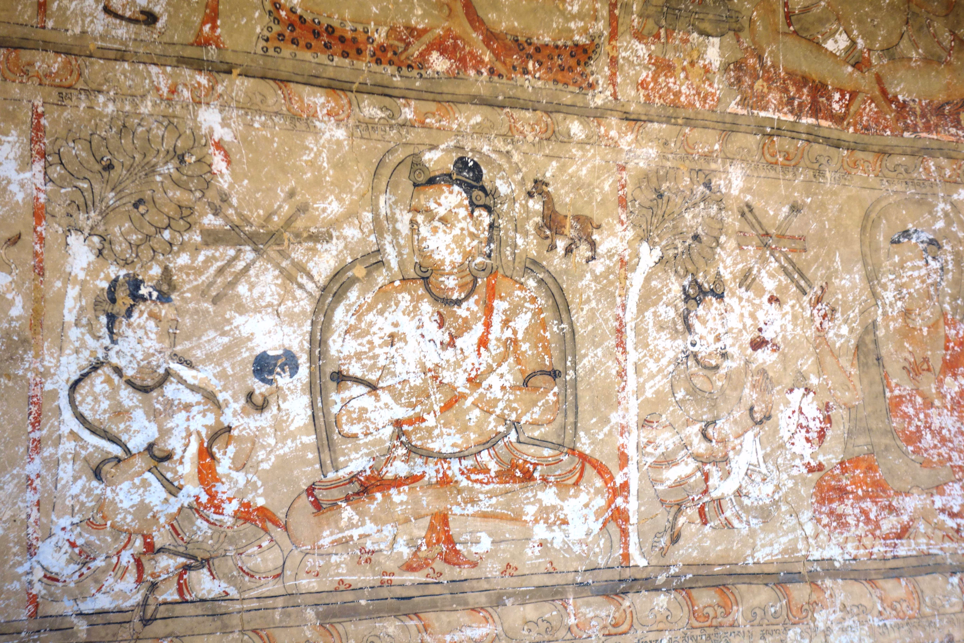 Fresque de Konchok Ling, dans le Haut Mustang