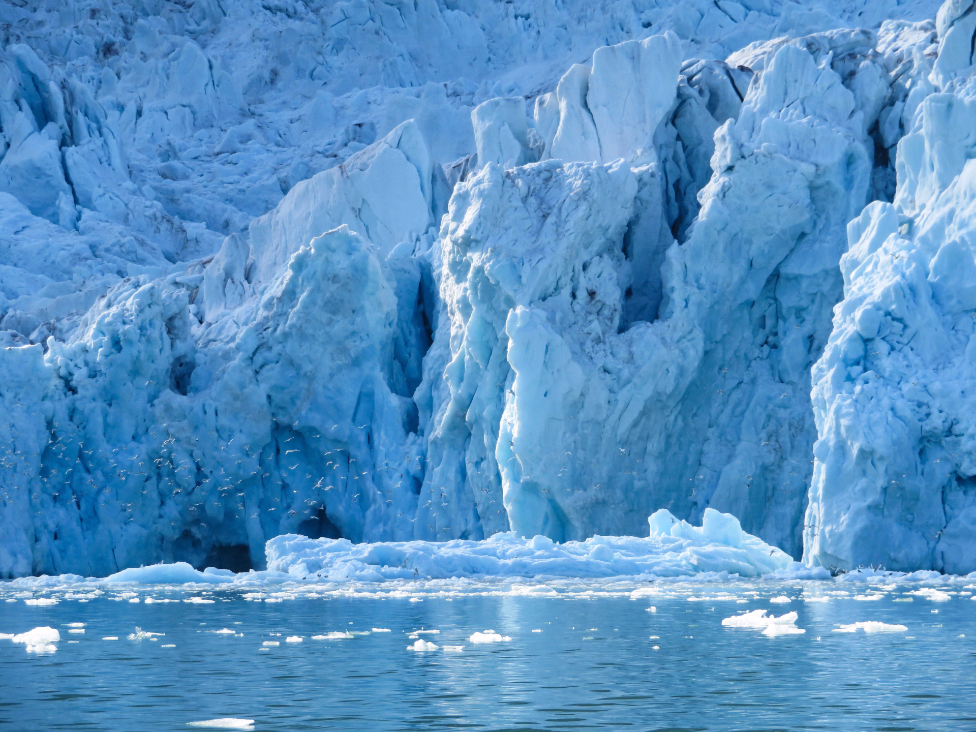Glacier arctique au Spitzberg