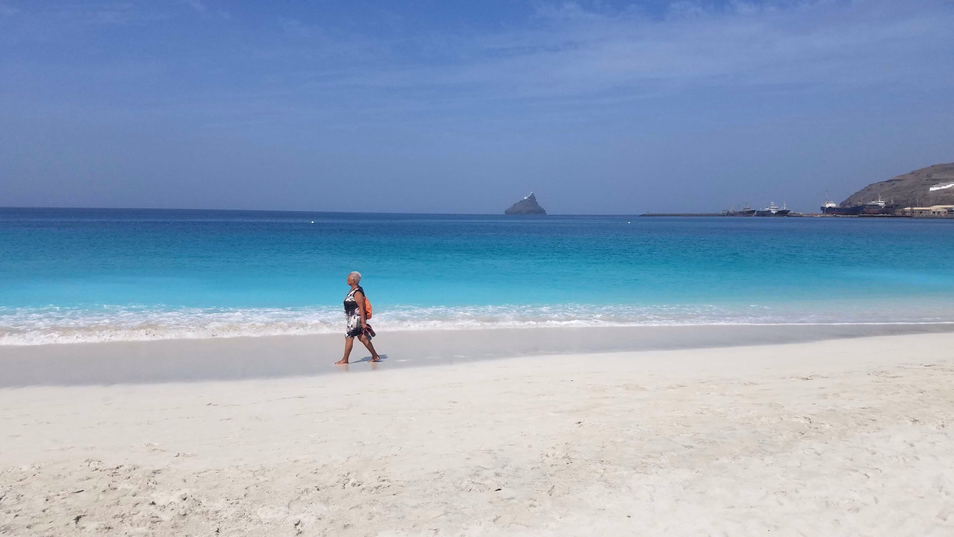 La plage de Mindelo
