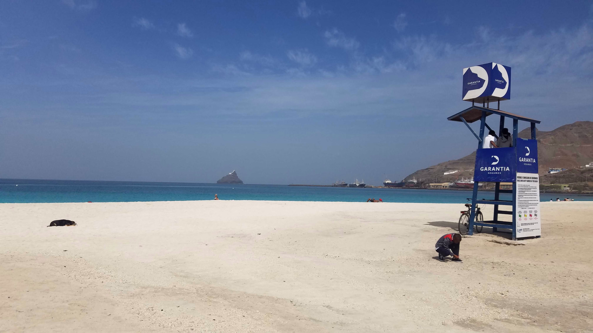 La plage de Mindelo
