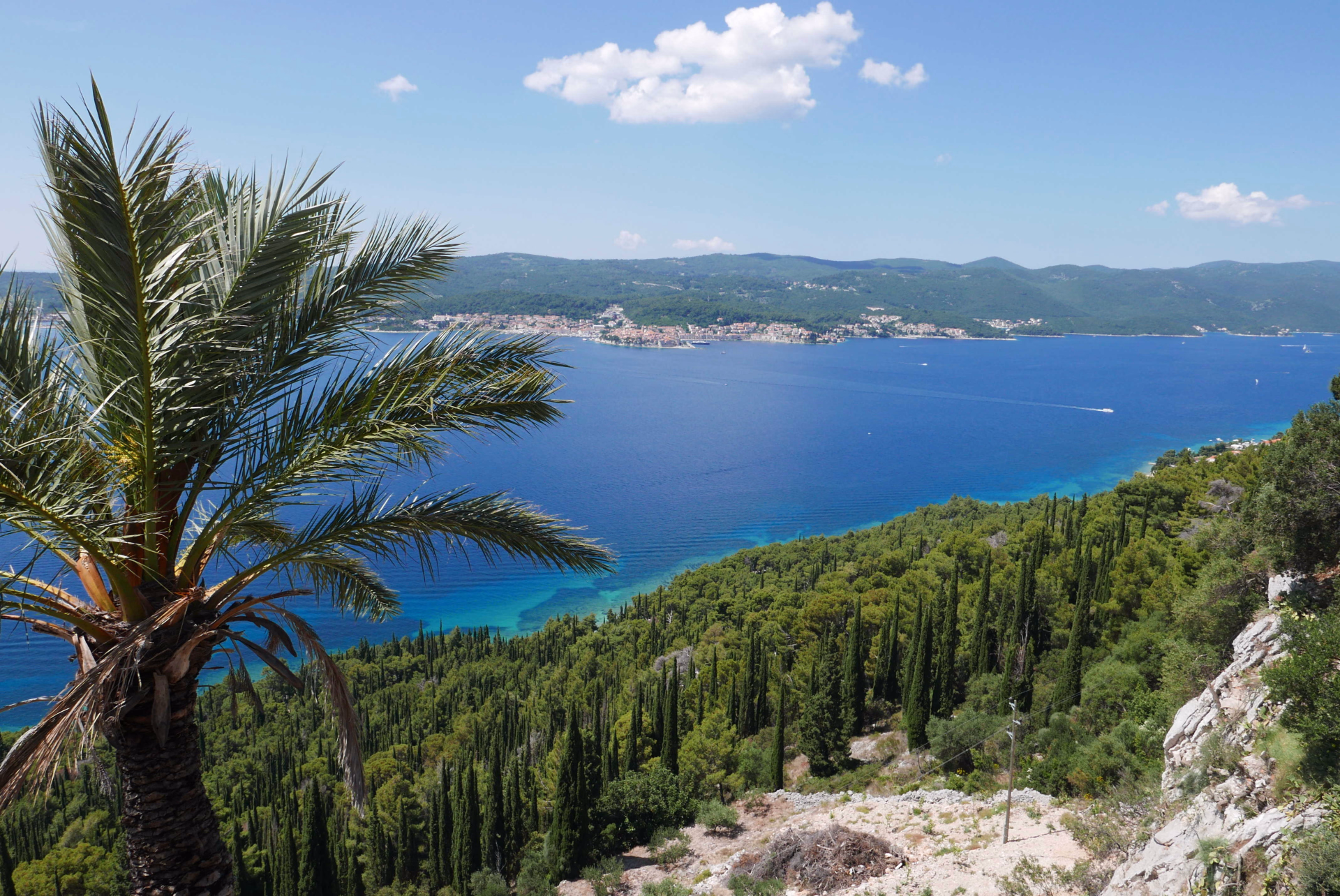La presqu'île de Peljesac en Dalmatie