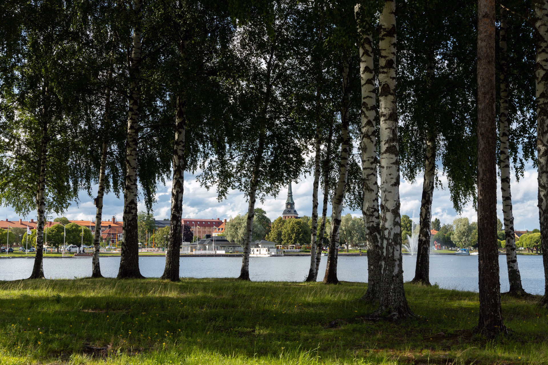 Le lac Siljan au centre du Comté de Dalécarlie en Suède