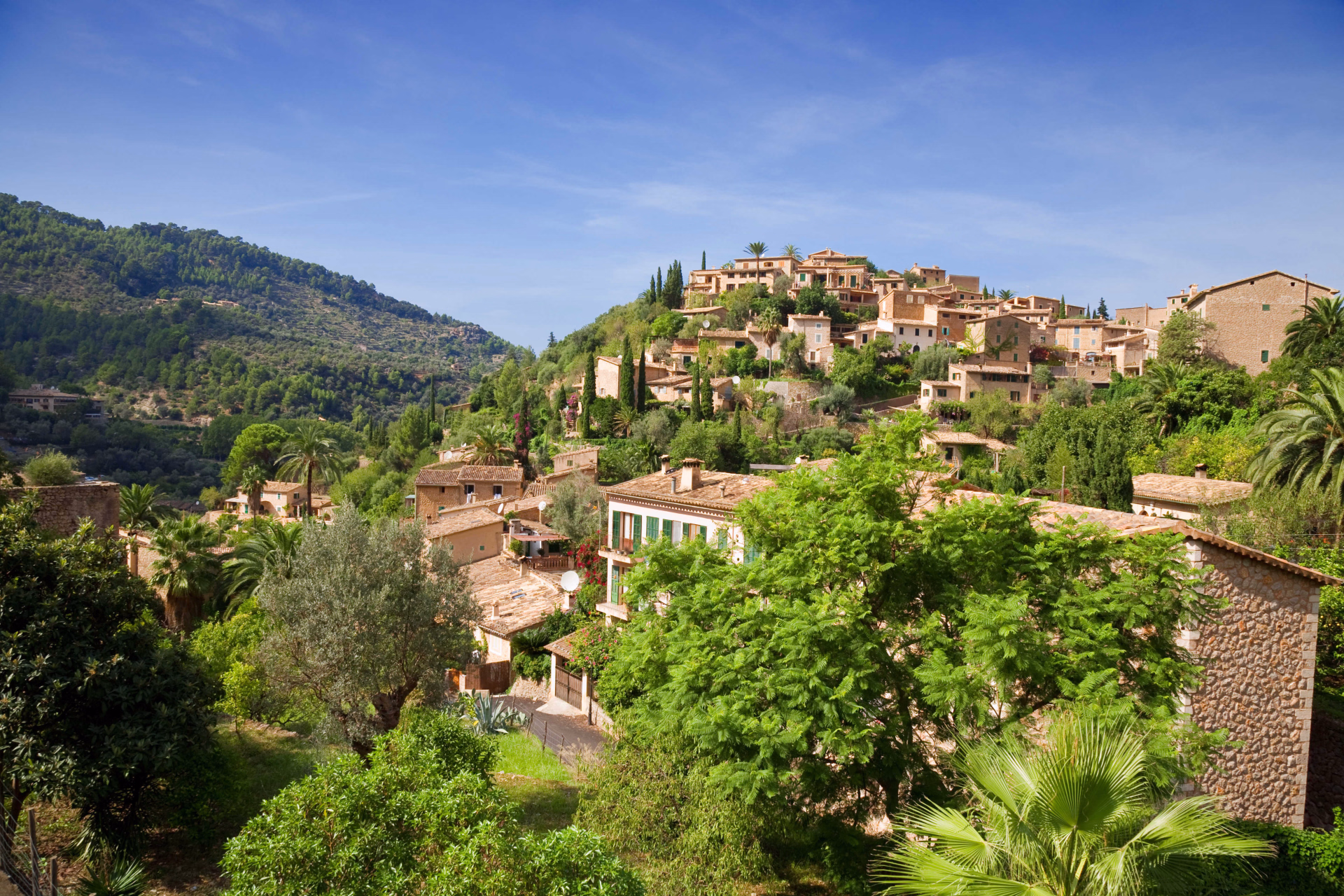 Le village de Deia, Majorque, Baléares