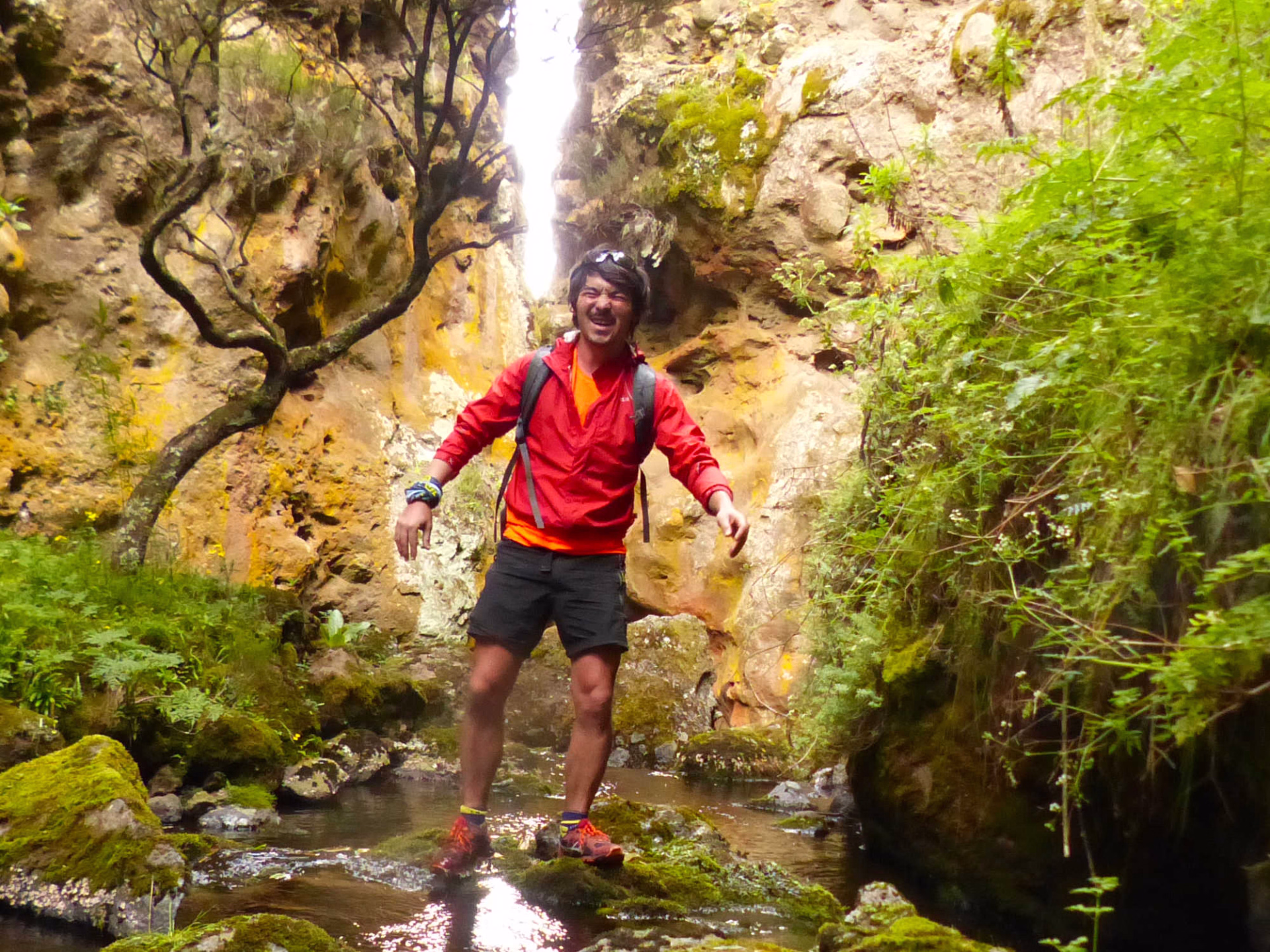 Matthieu au Mont Kenya