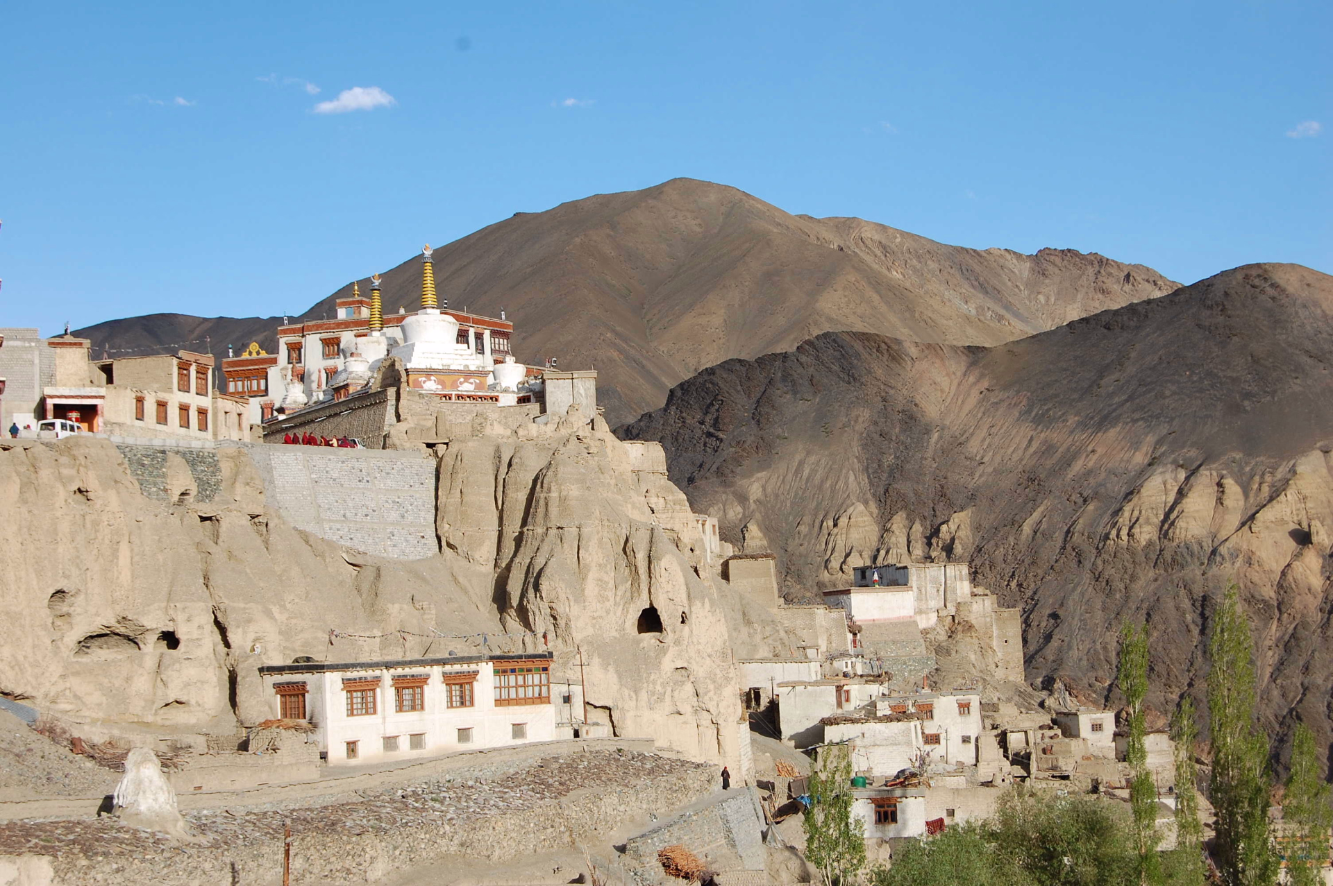 Monastère de Lamayuru, au Ladakh, en Inde Himalayenne