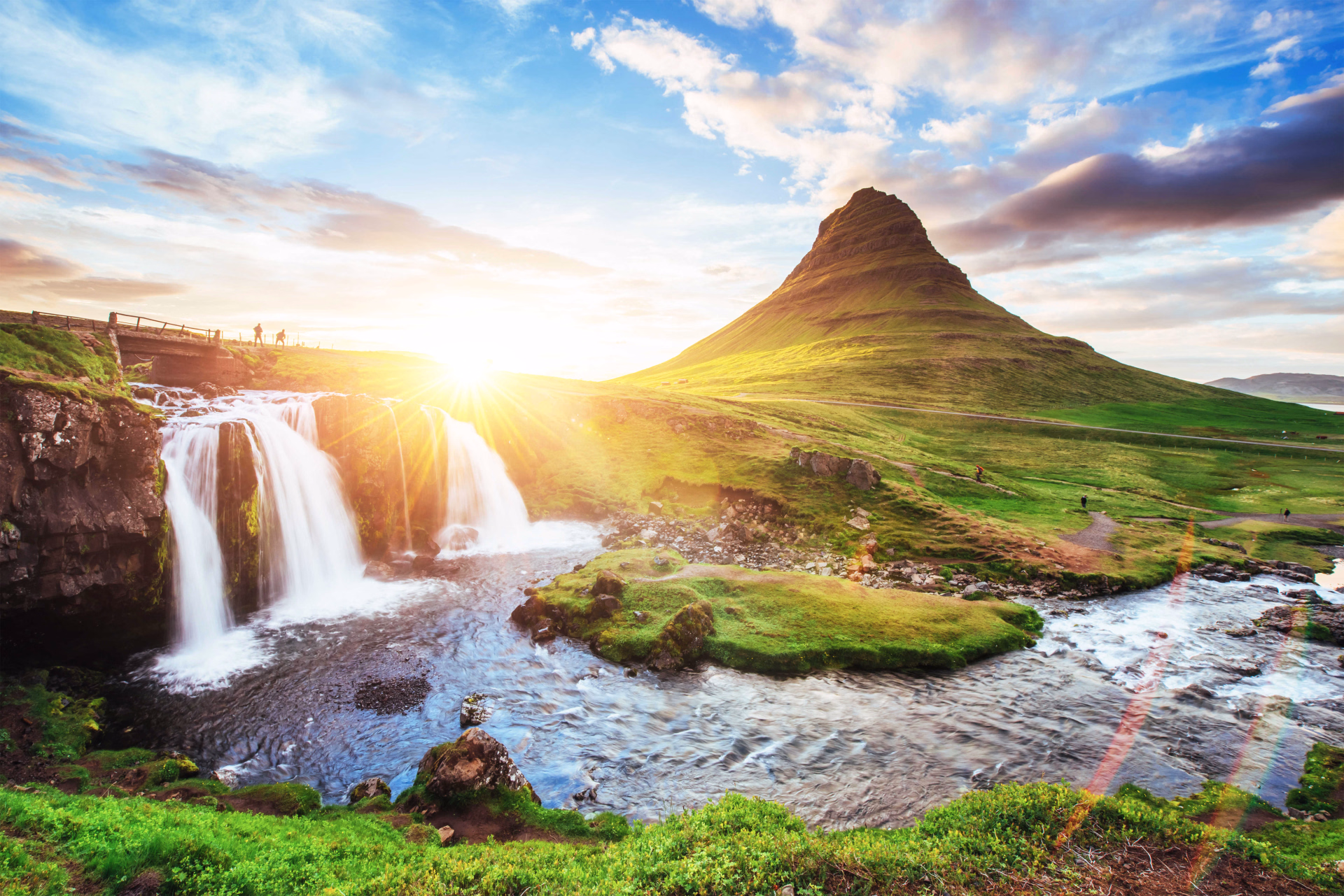 Montagne de Kirkjufell en Islande