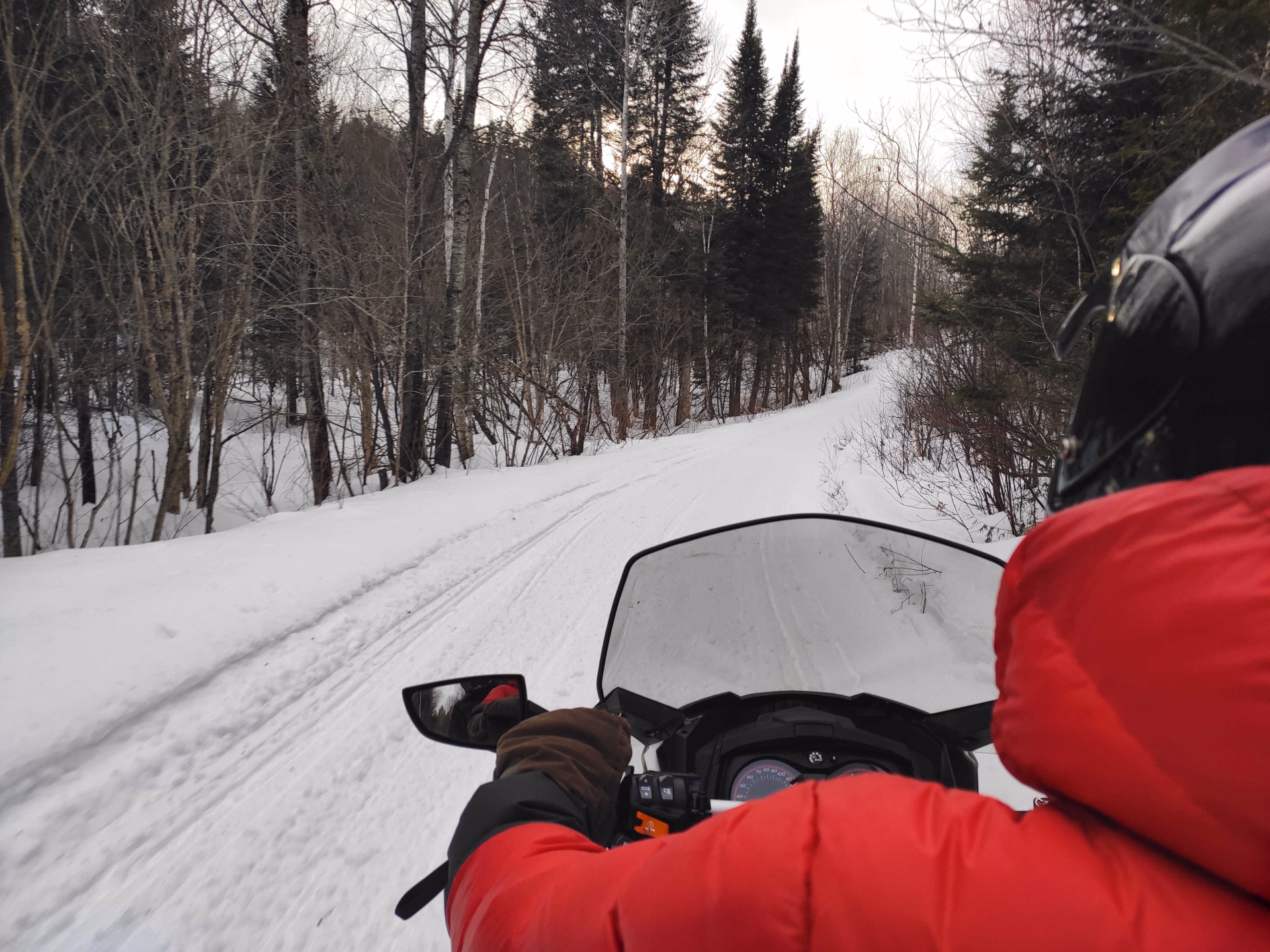Motoneige au Québec en Mauricie
