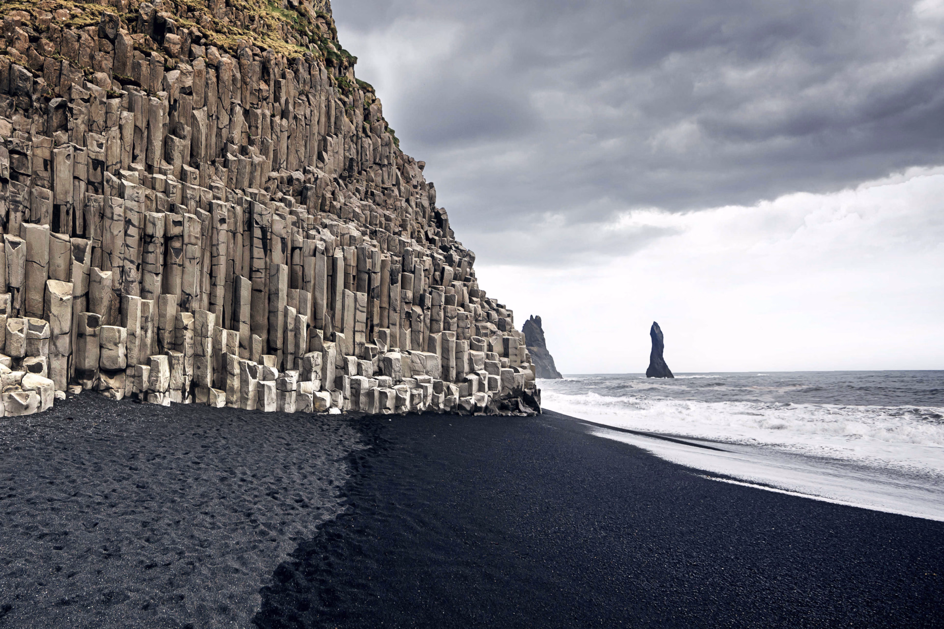 Orgues baslatiques de la plage de Reynisfjara à Vik
