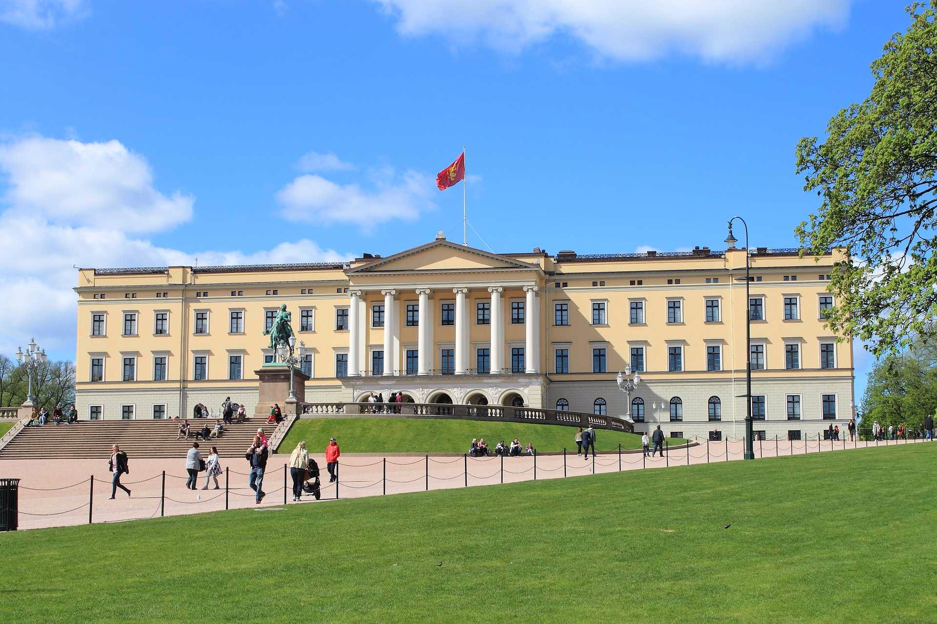Palais du roi et de la reine à Oslo