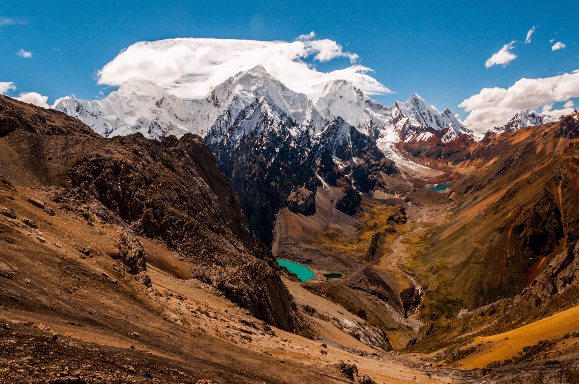 Paysage sur le tour du Huayhuash