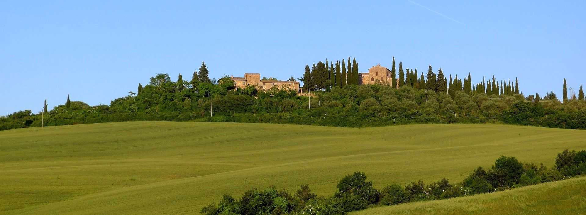 Paysage typique de Toscane