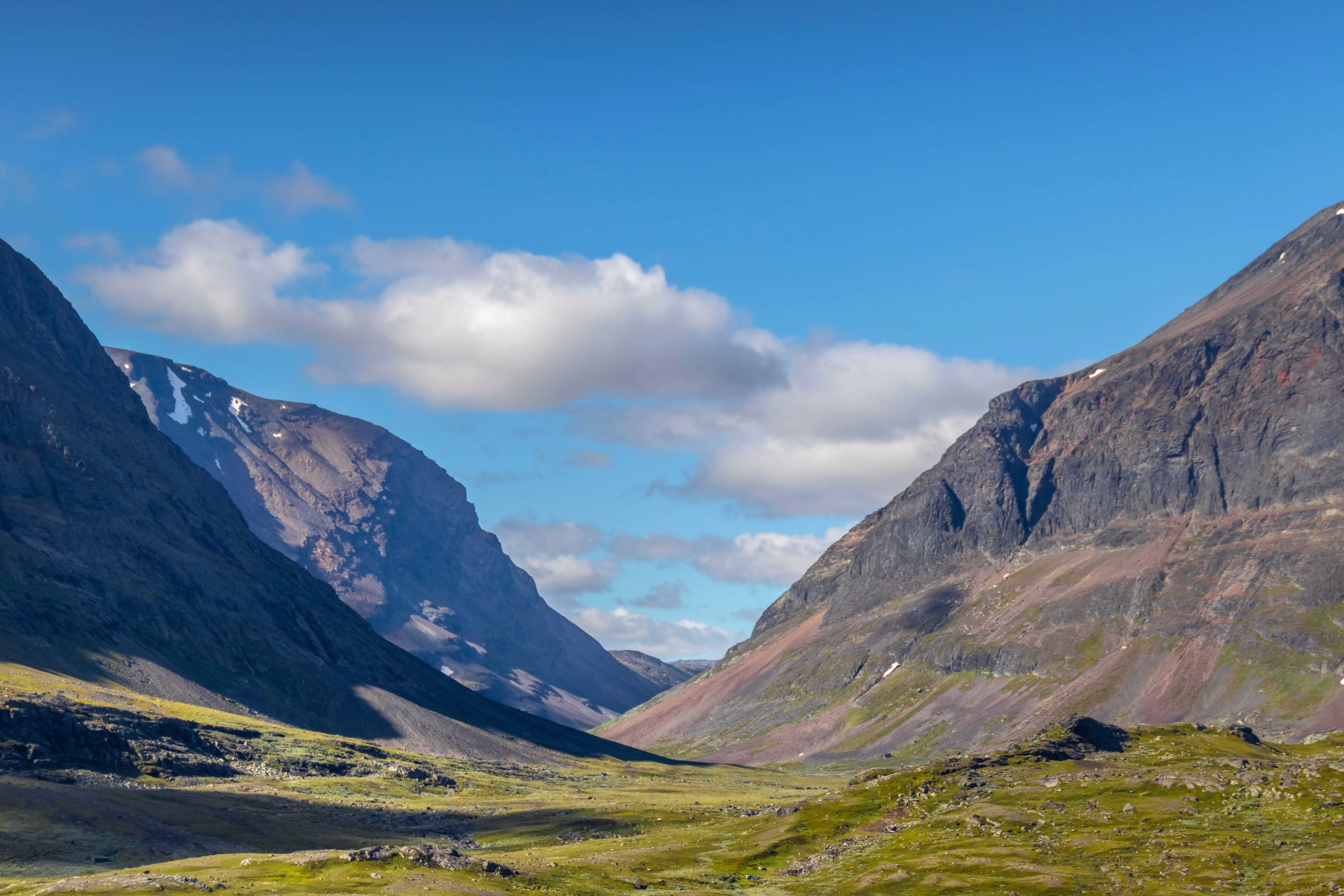 Paysages de montagnes de Laponie suédoise