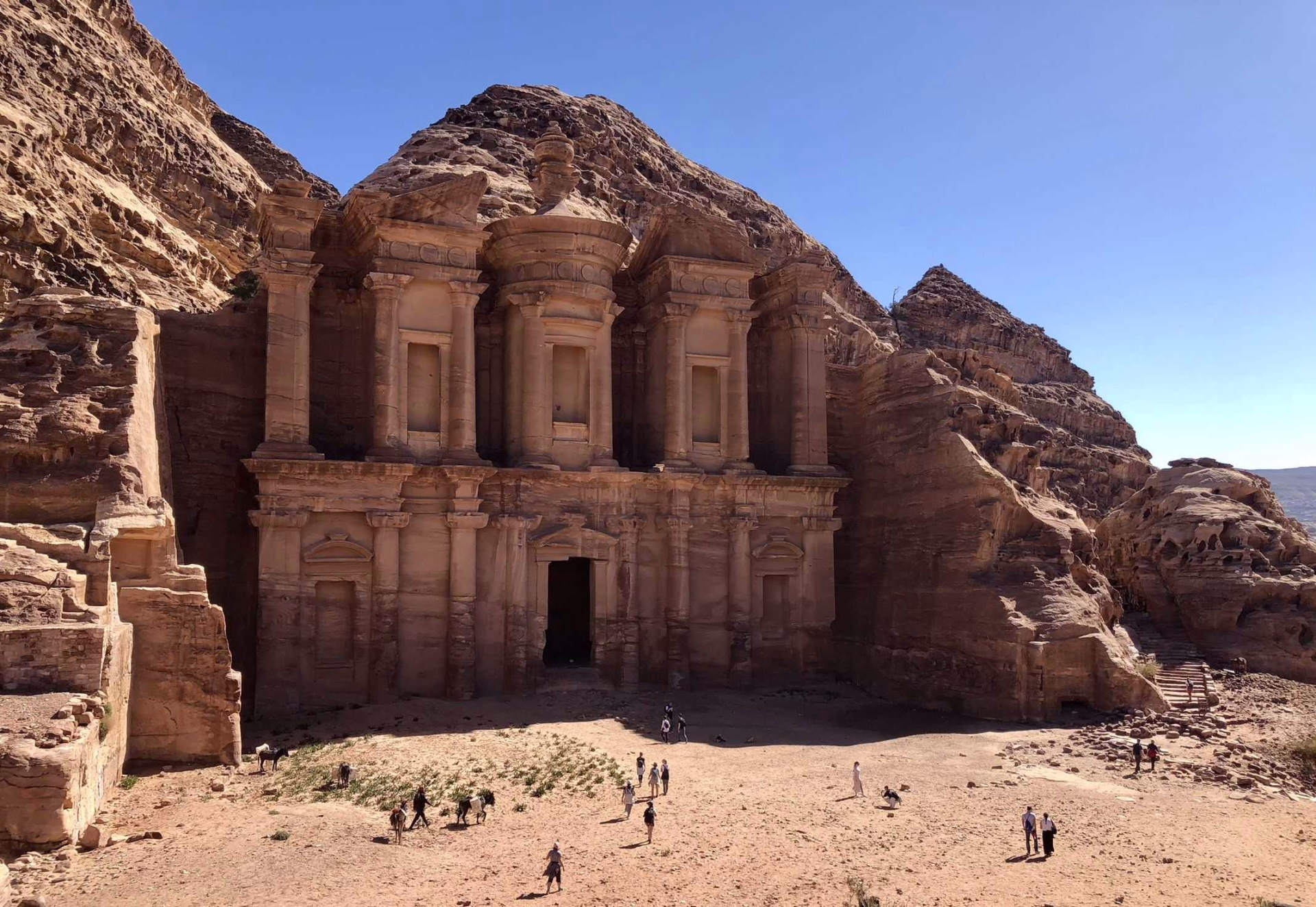 Petra sculptée dans la roche, Jordanie