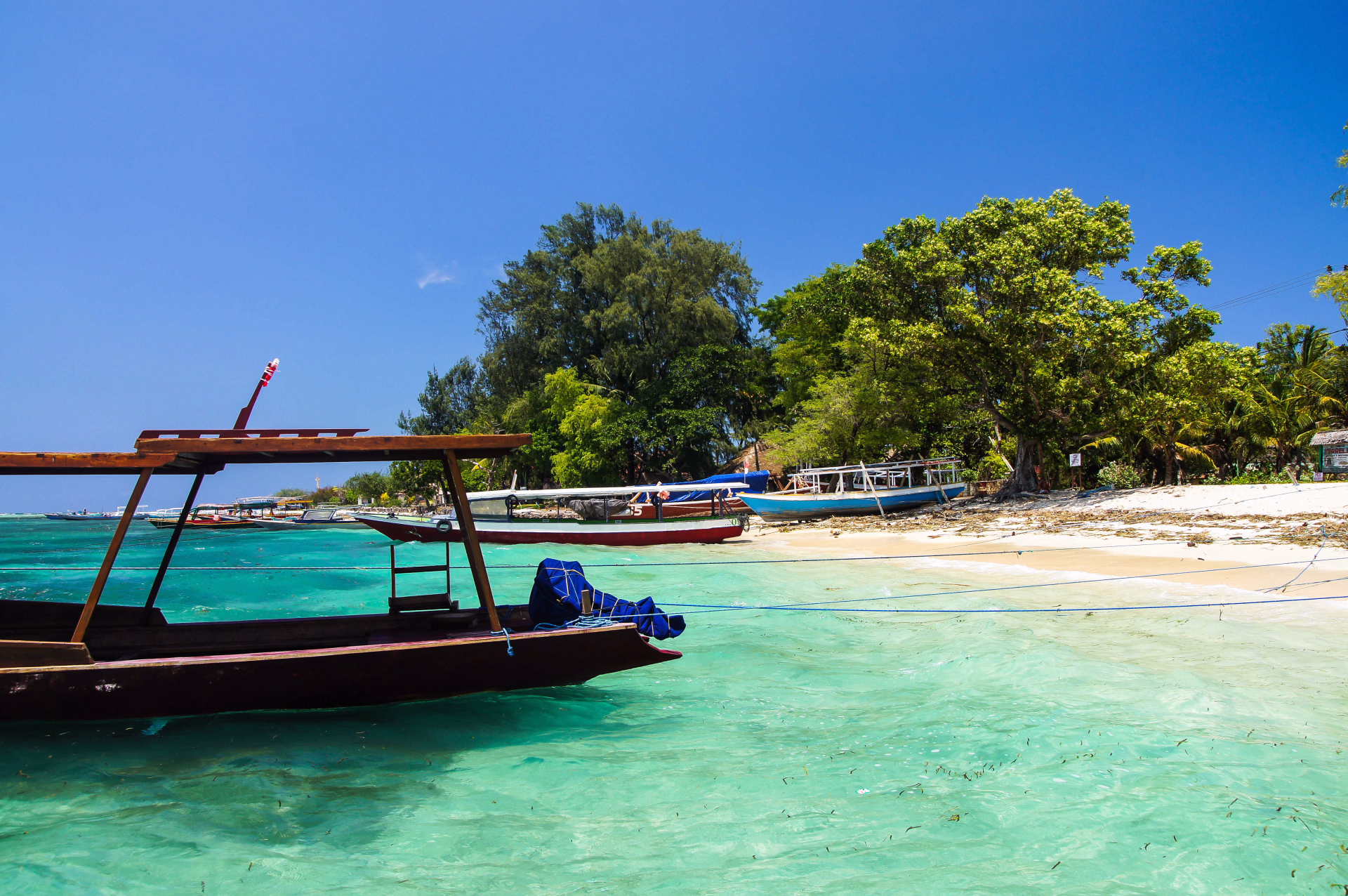 Plages de Gili Air en Indonésie