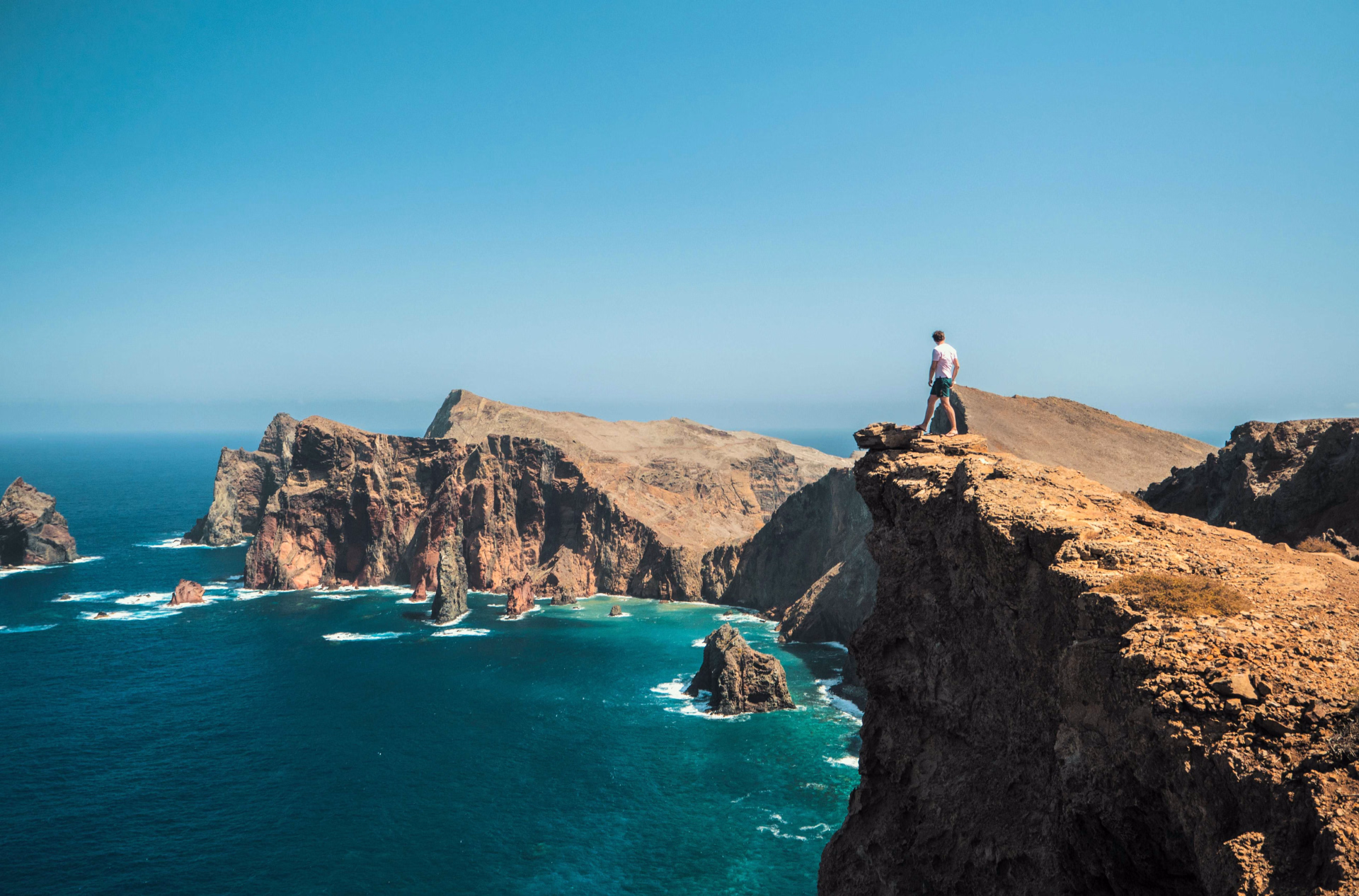 Ponta de São Lourenço falaises, Madère