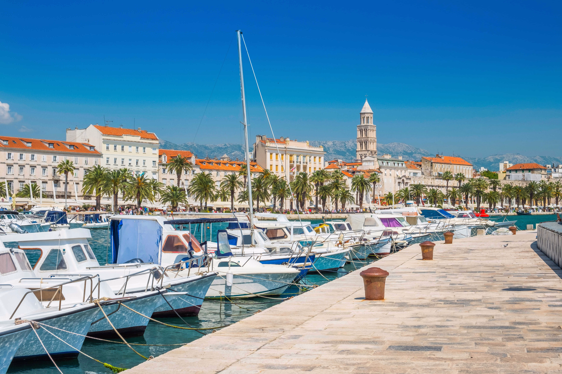 Croatie, sur le port de Split