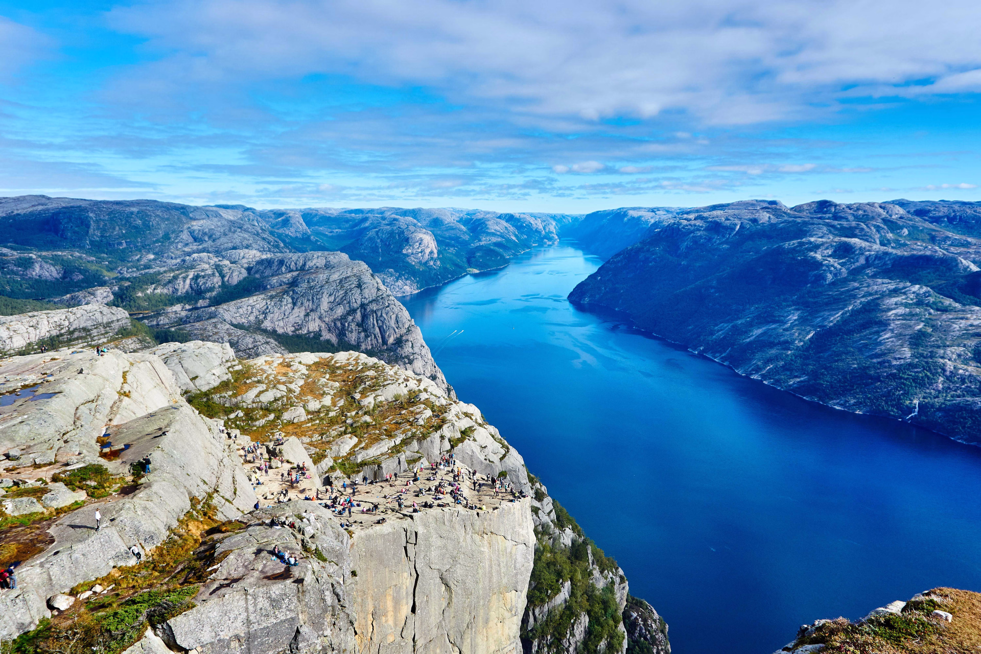 Preikestolen, Sud de la Norvège