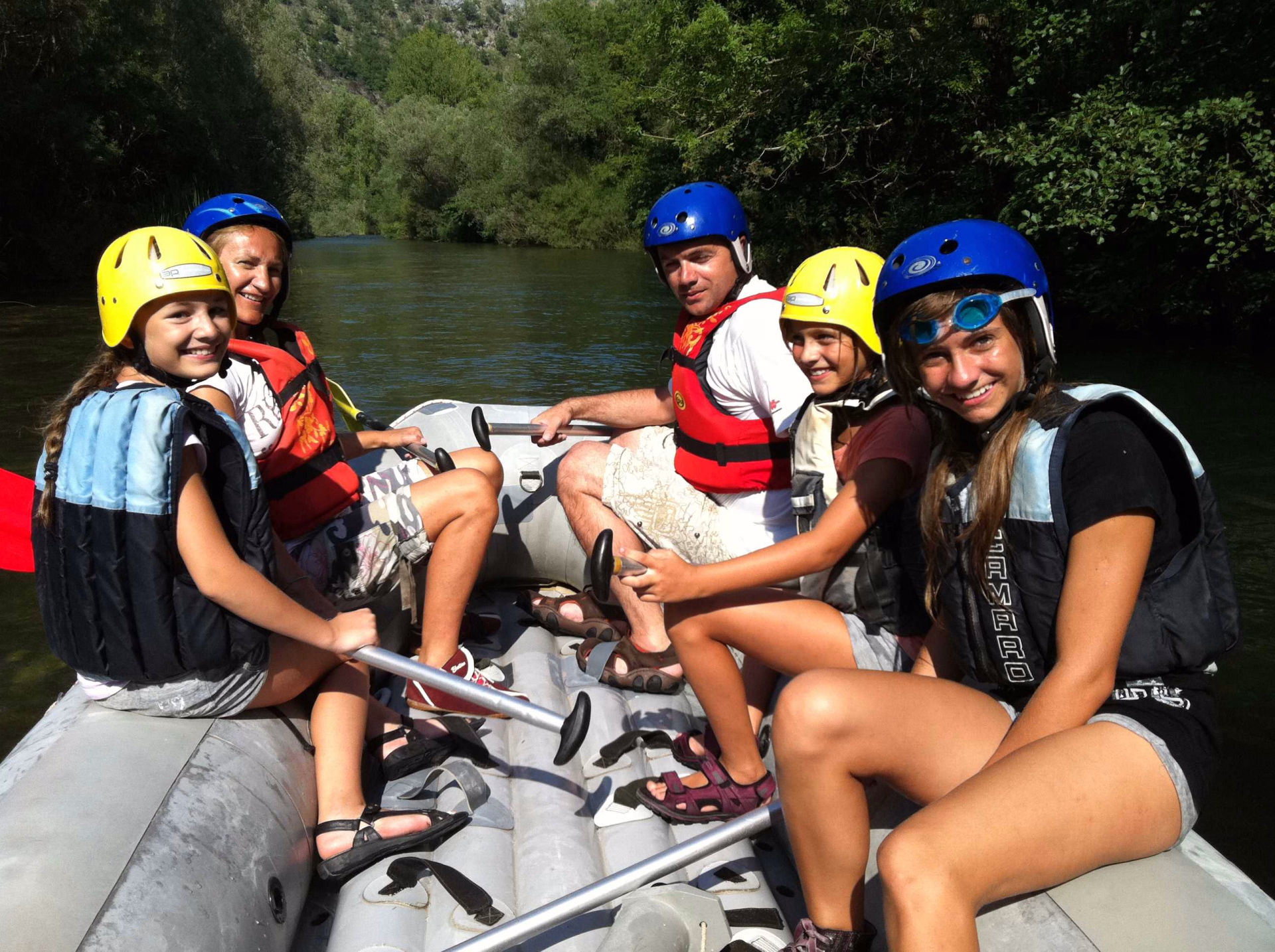 Croatie, Markarska, rivière Cetina, rafting