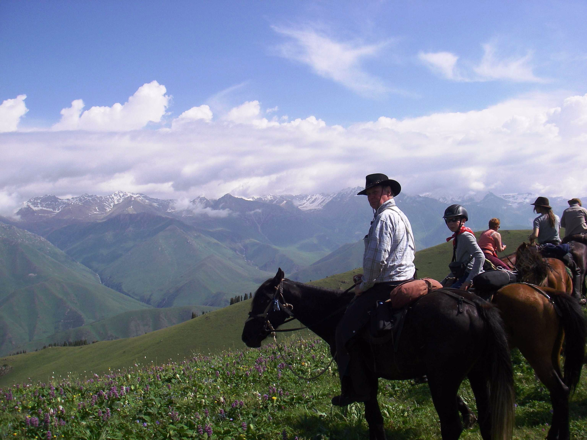 Randonnée à cheval en Kirghizie