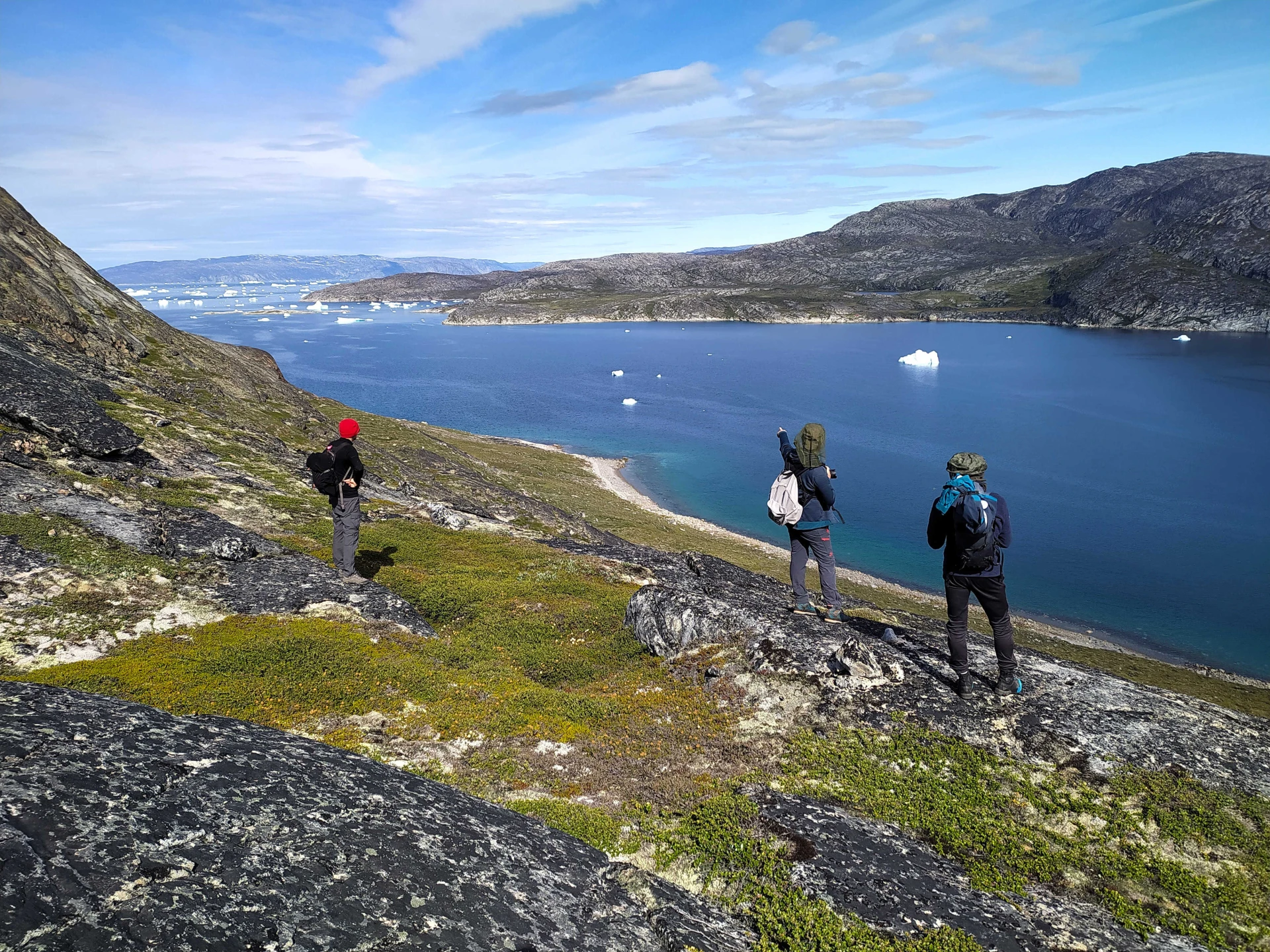 Randonnée dans la Baie de Disko au Groenland