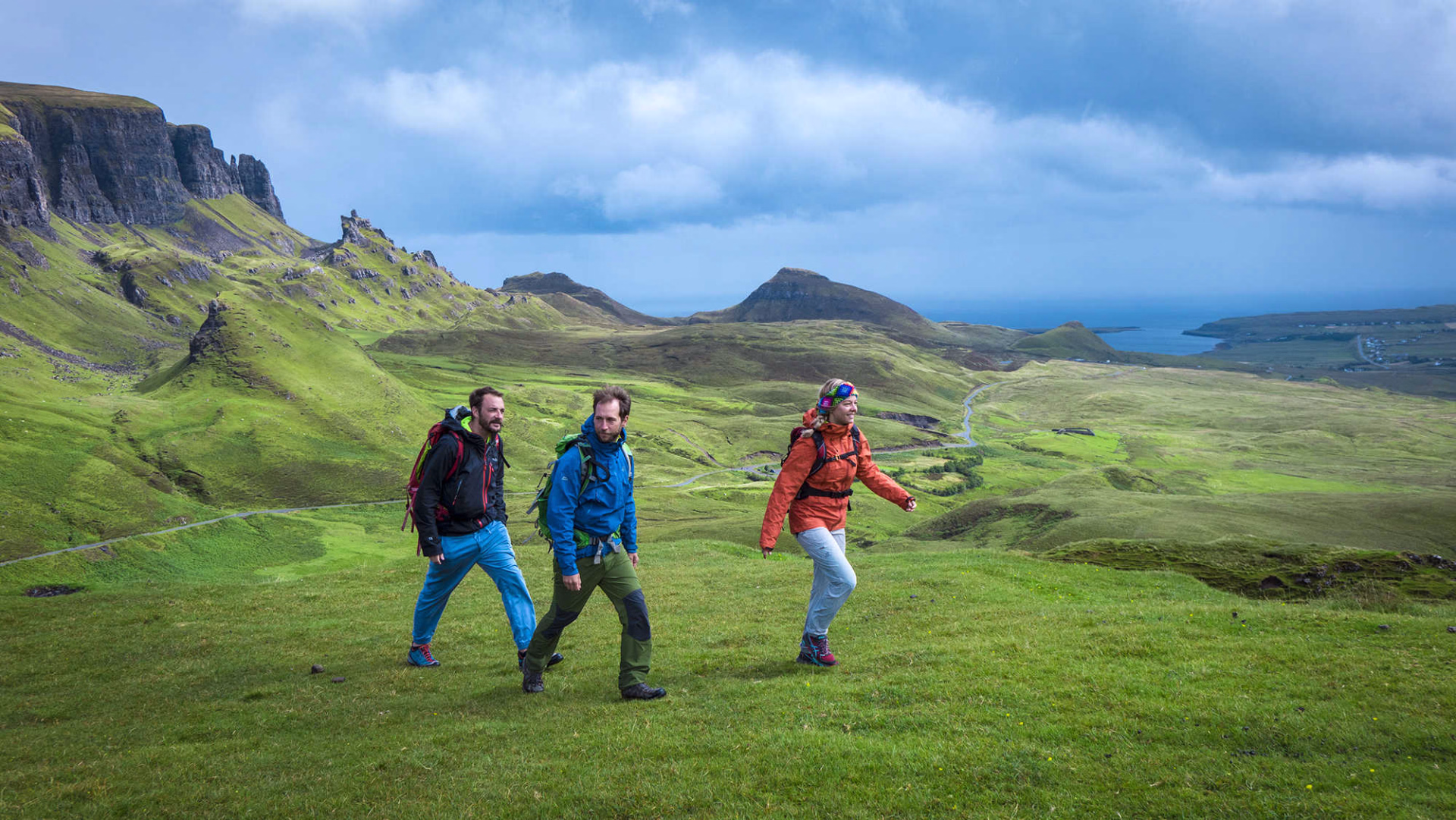 Randonnée dans le massif de Quairing en Ecosse