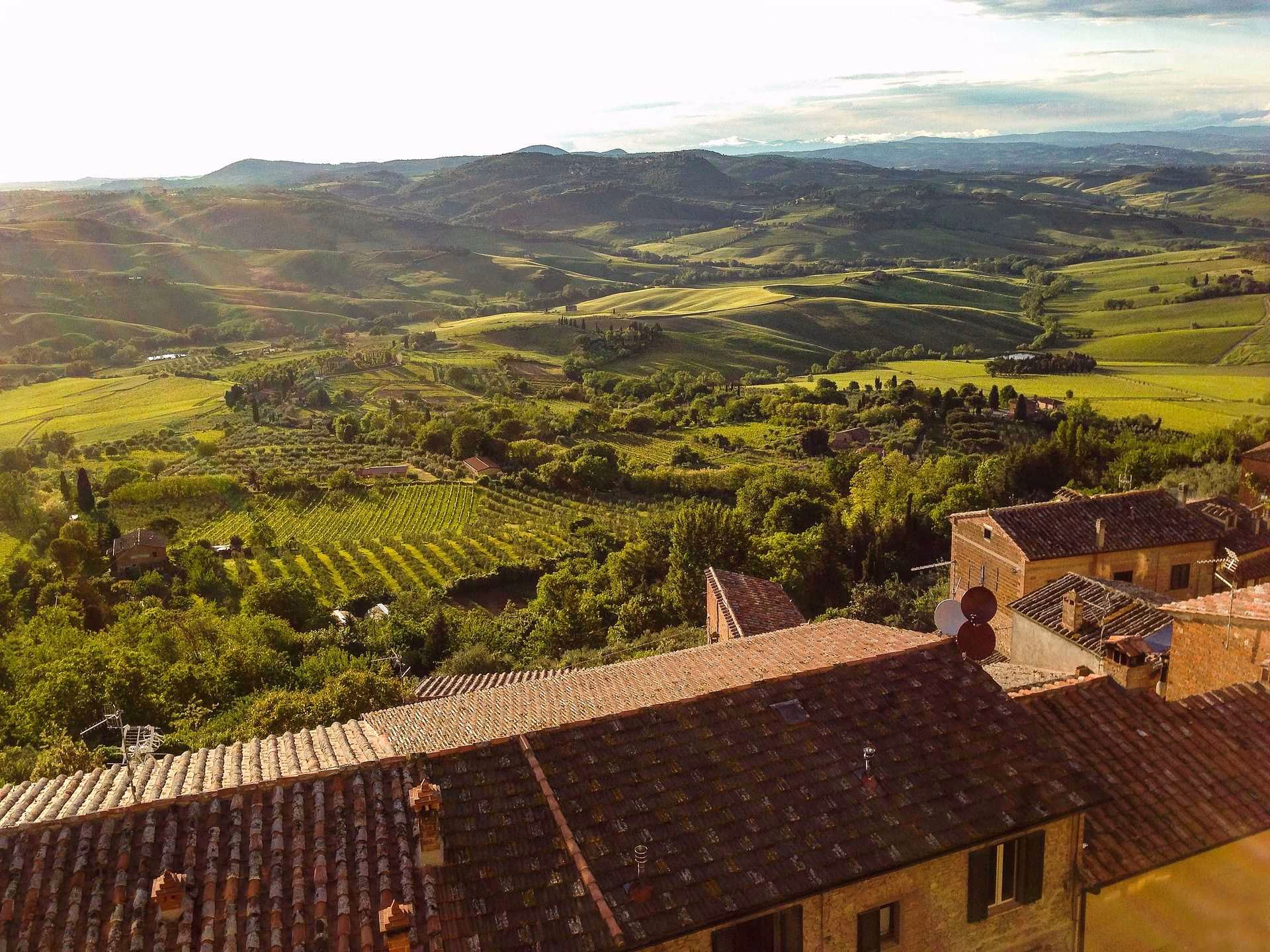 Randonnée dans les campagnes de Toscane
