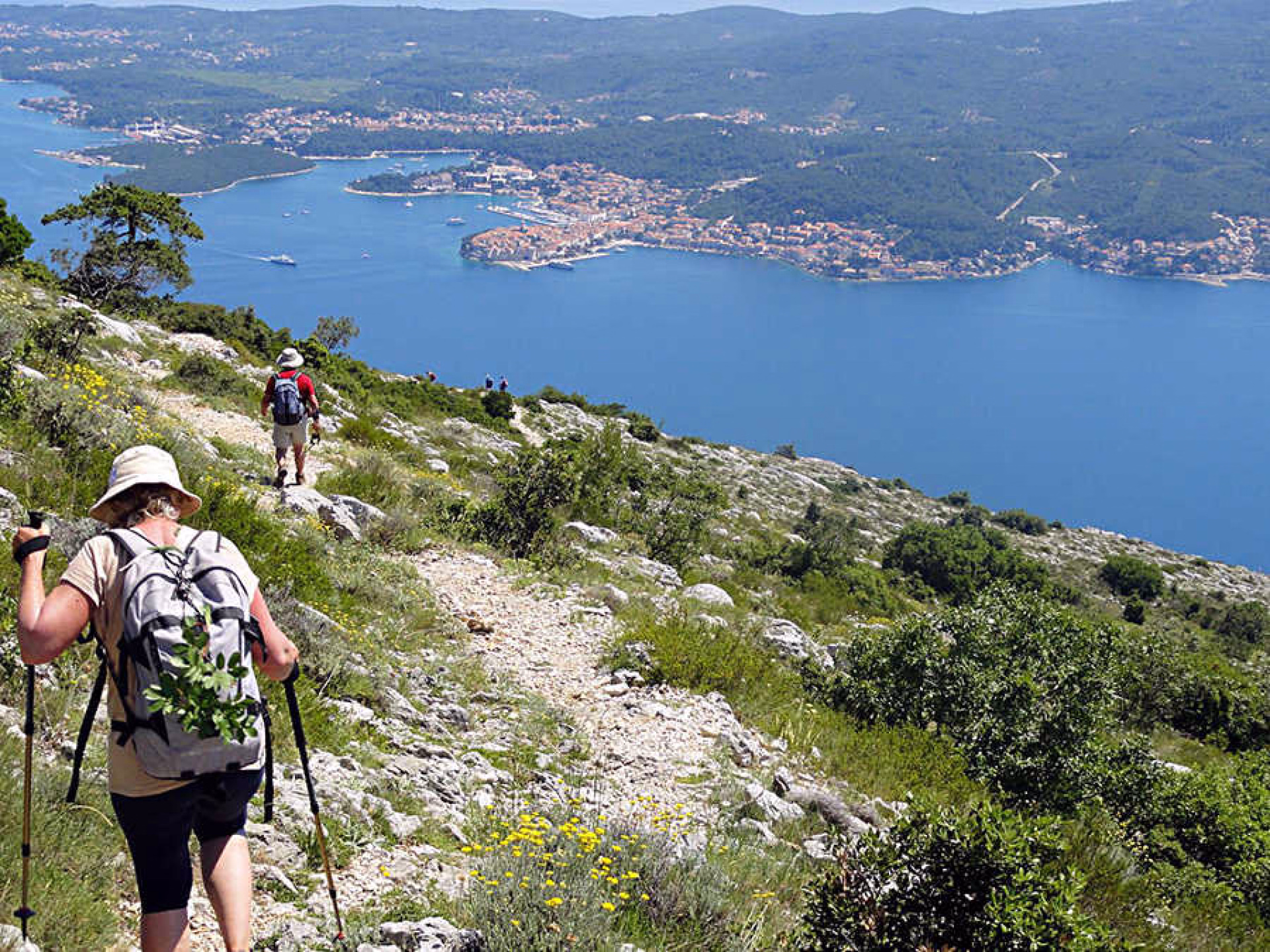 Randonnée sur la presqu'île de Peljesac, Croatie, côte dalmate
