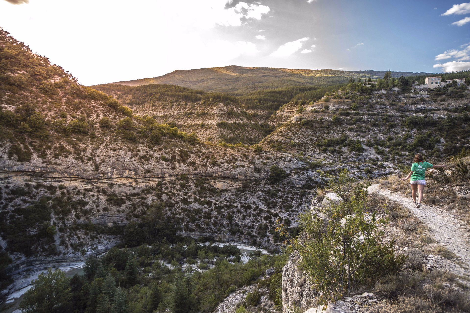 Randonnée sur les hauteurs des gorges du Verdonv