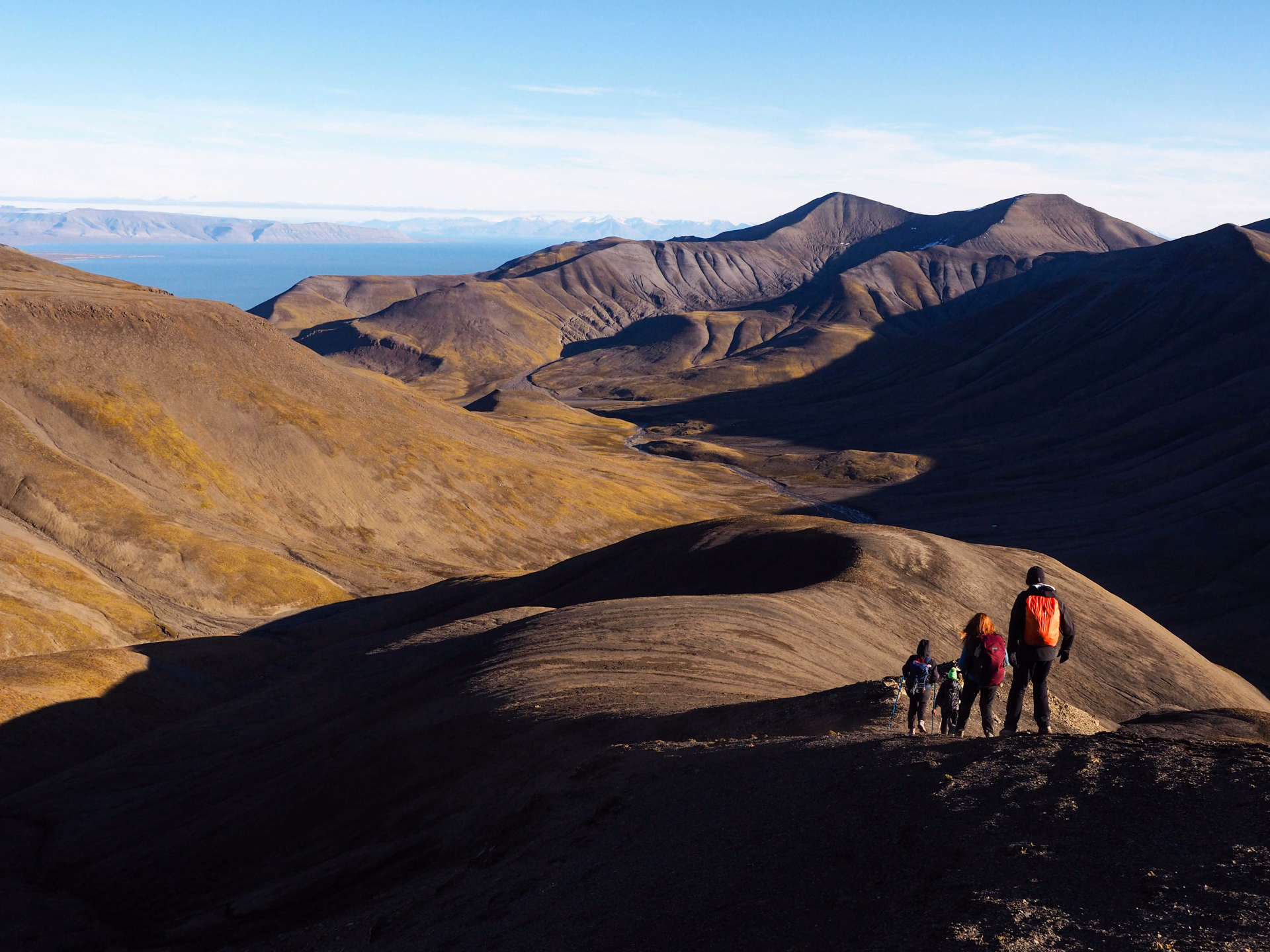 Randonnée sur les sommets du Spitzberg eu Svalbard