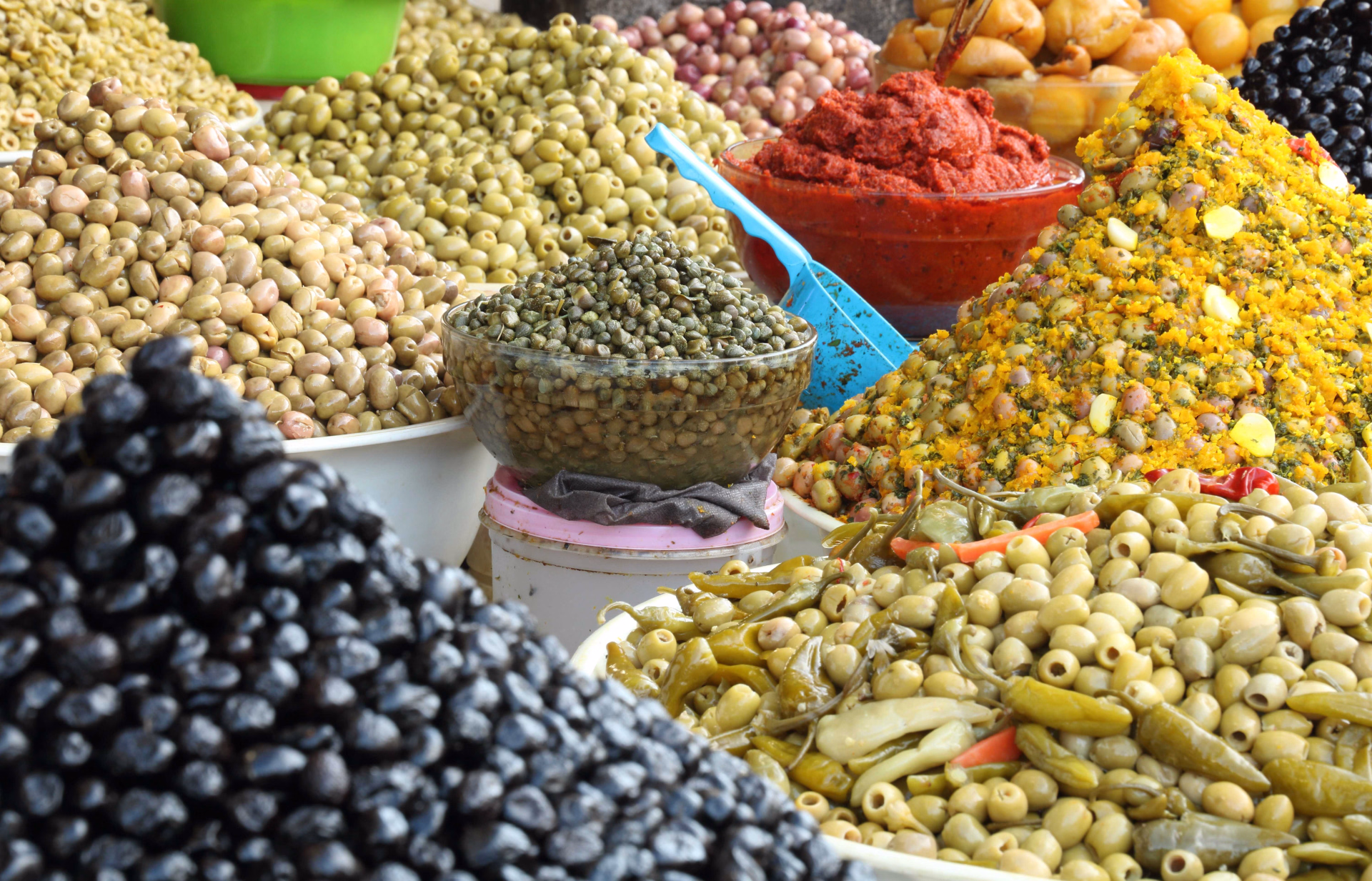 Souk aux olives, Maroc