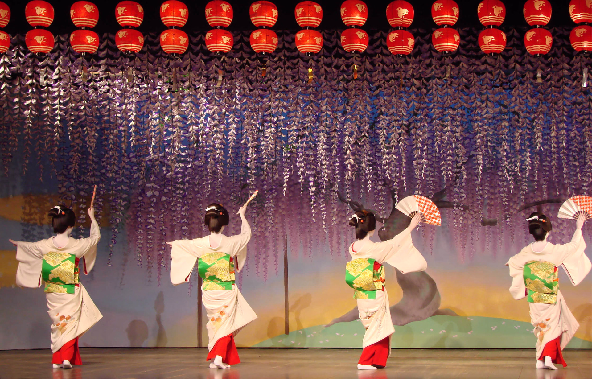 Spectacle traditionnel maitre maiko