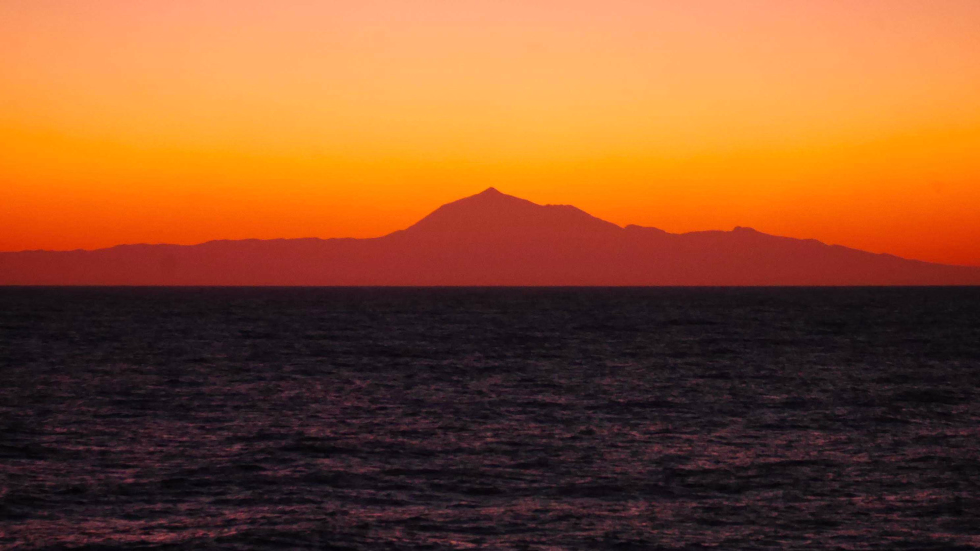 Tenerife depuis la Gomera