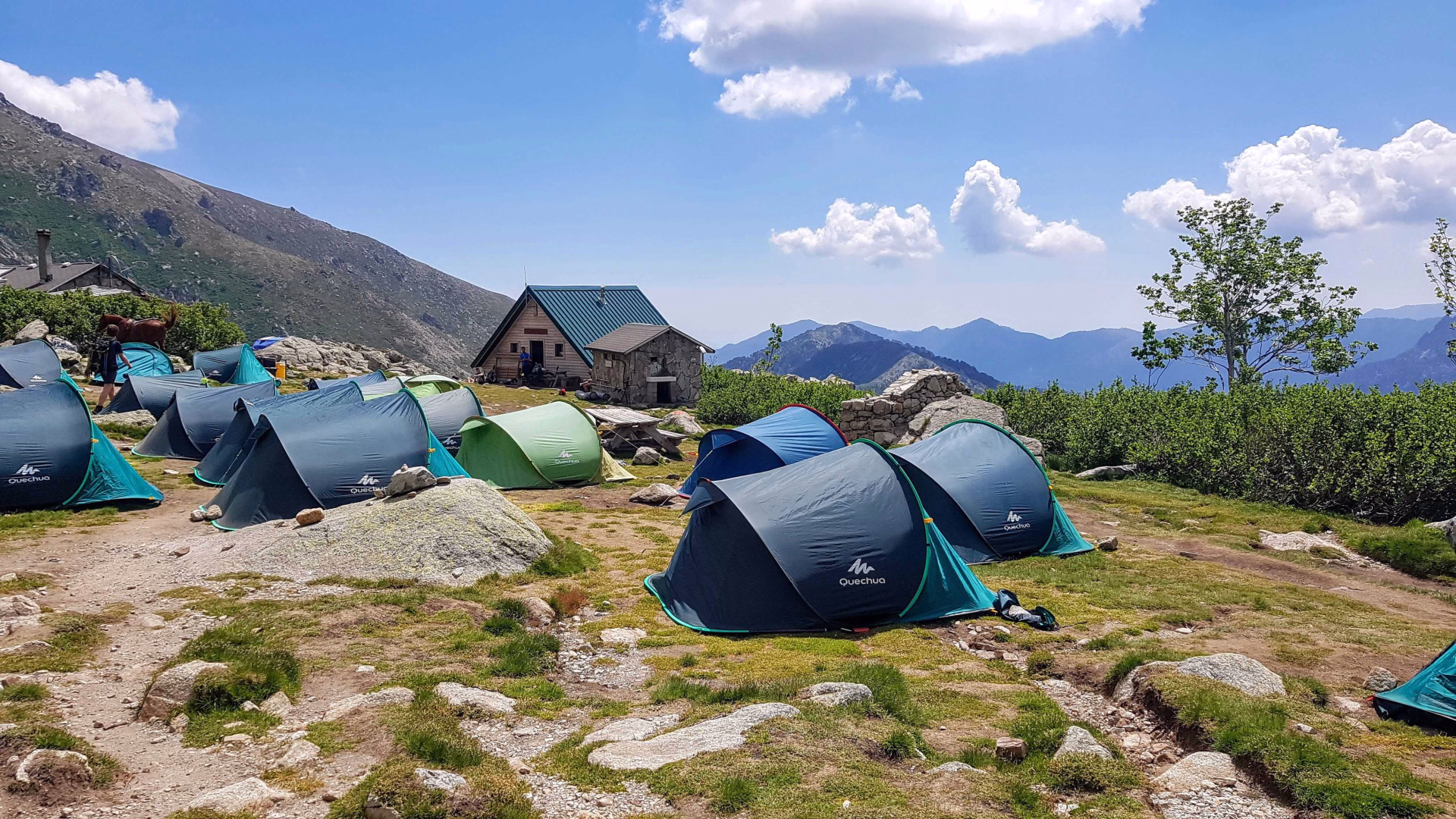 tente sur le GR20