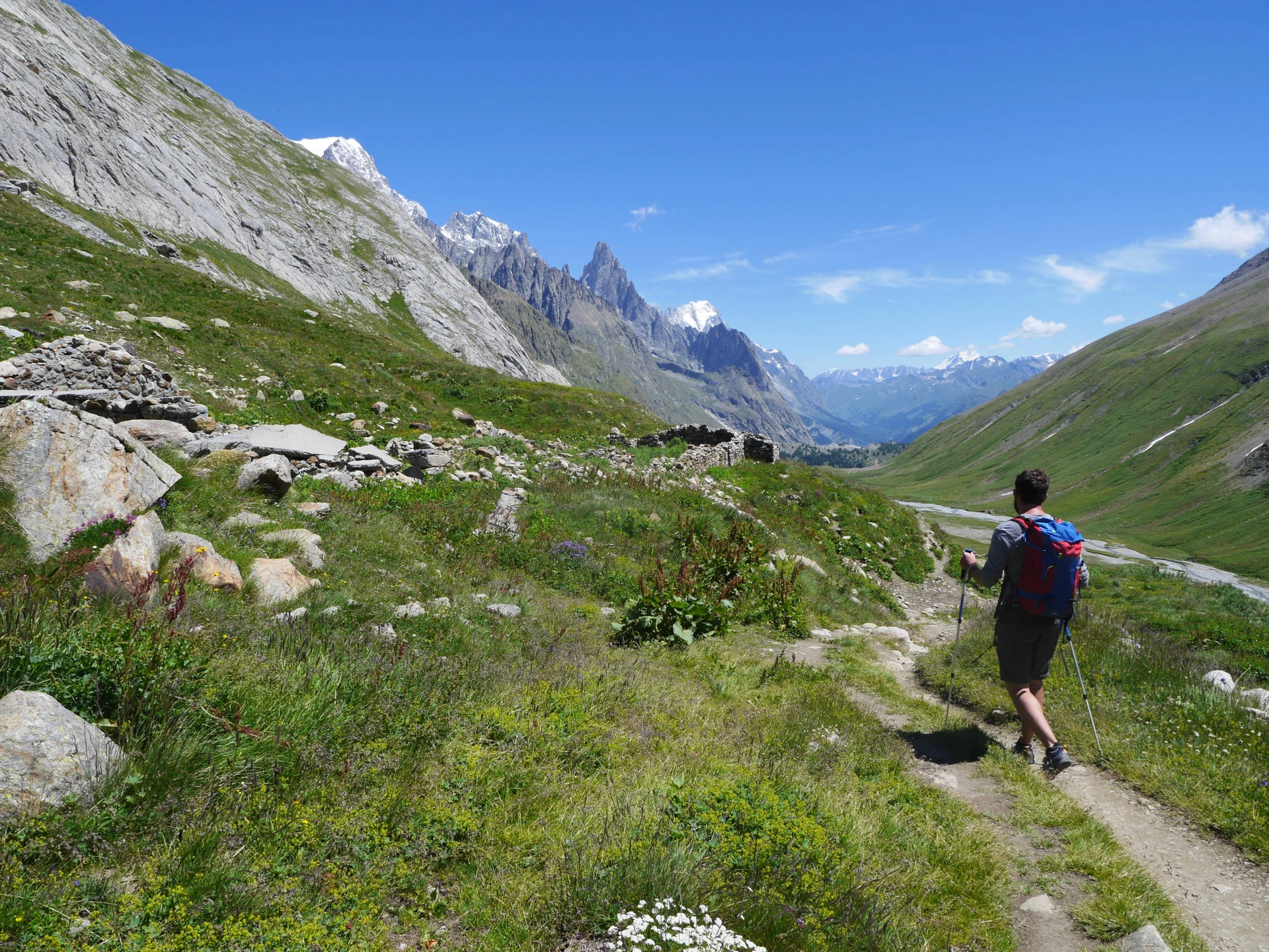 Tour du Mont Blanc dans les Alpes