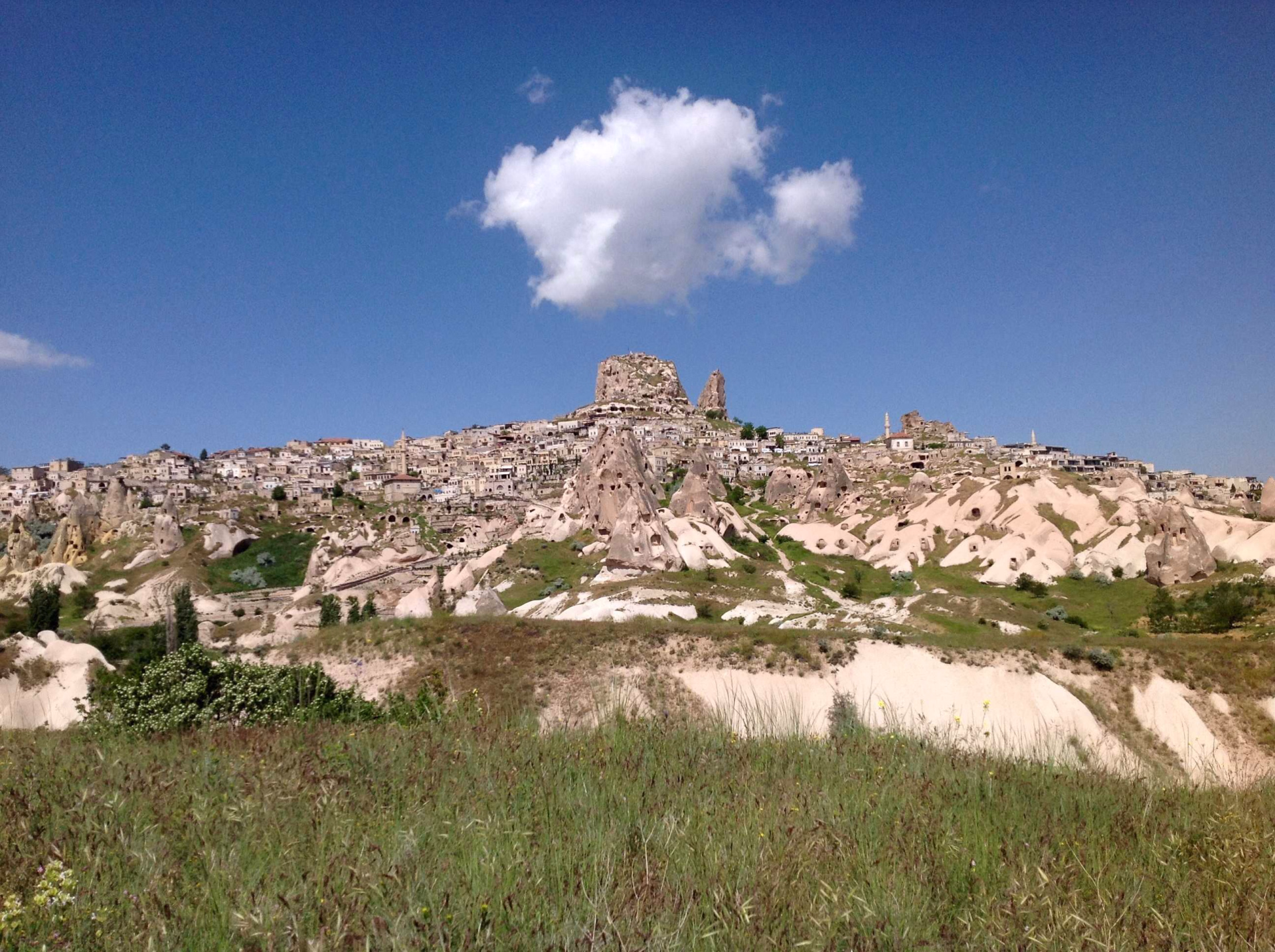 Village d'Uçhisar en Turquie