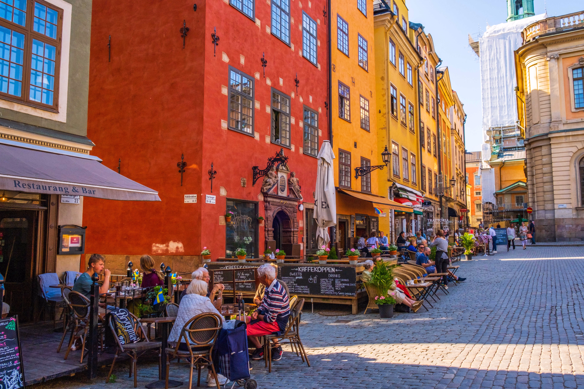 Ville ancienne Gamla Stan de Stockholm