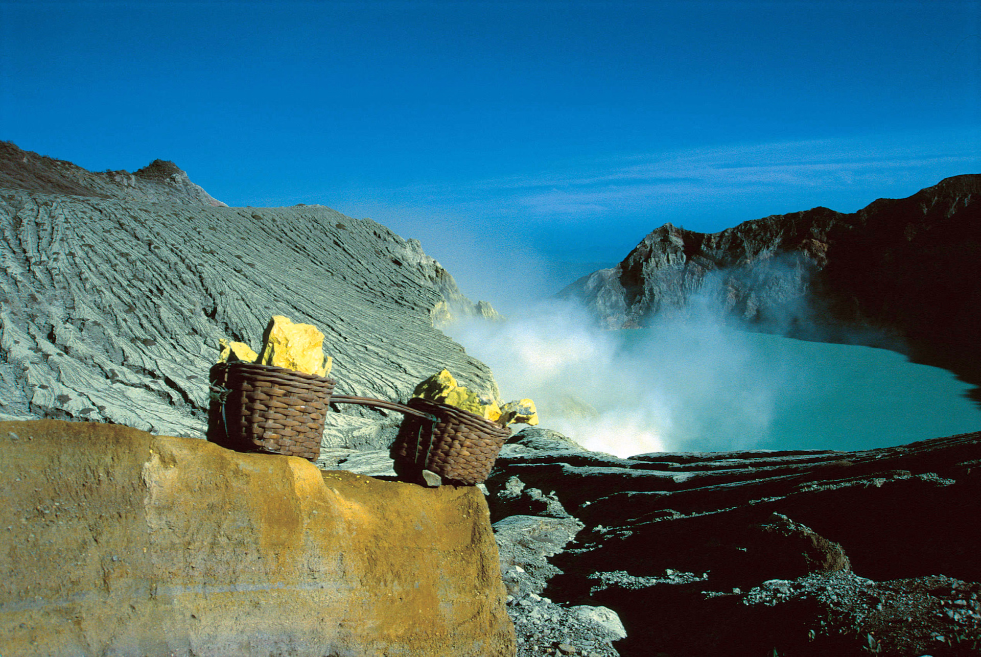Volcan Kawajen en Indonésie